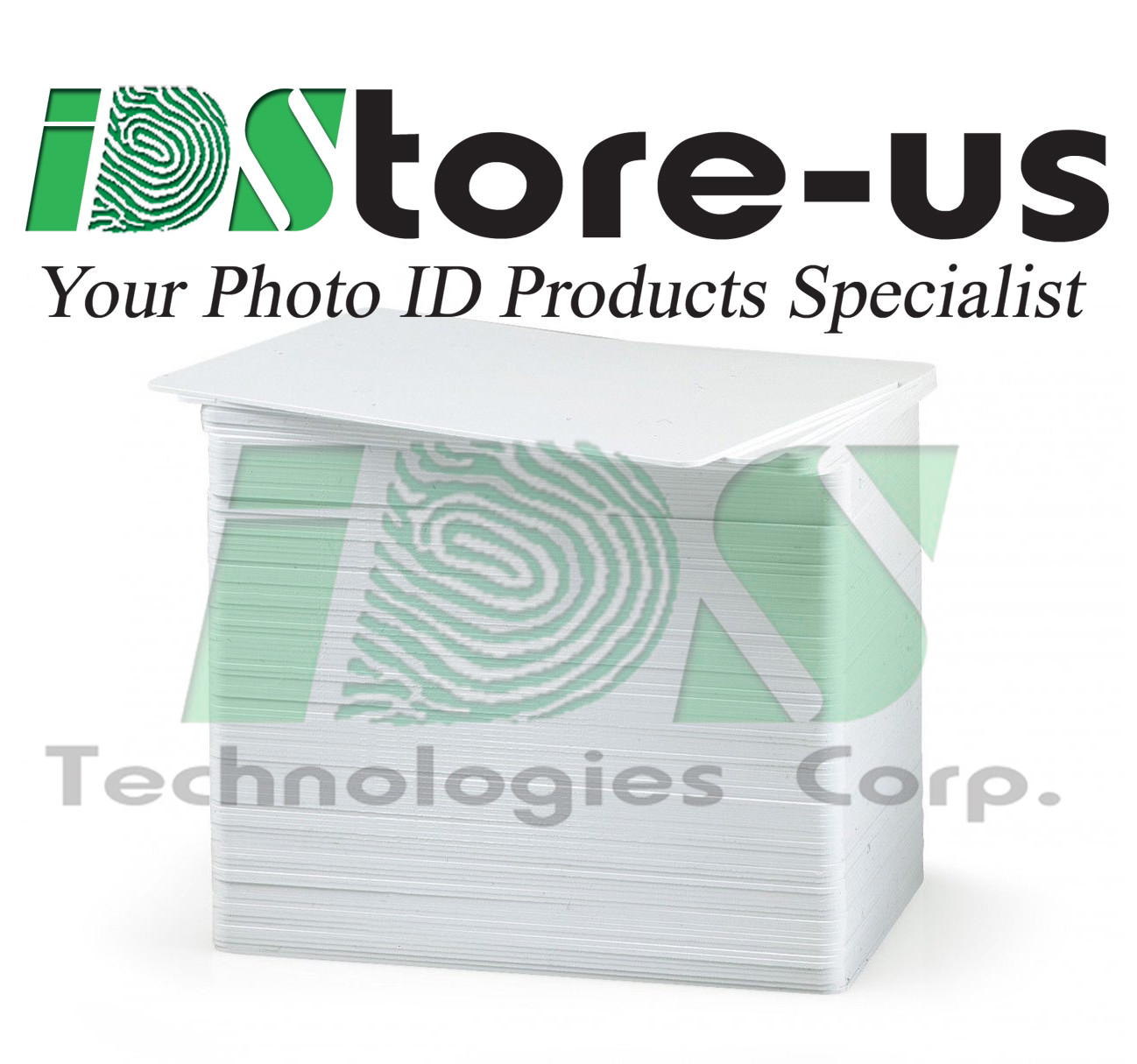 500 Blank White PVC Cards – CR80, 30 Mil, Plastic ID Cards, ** Free Shipping **