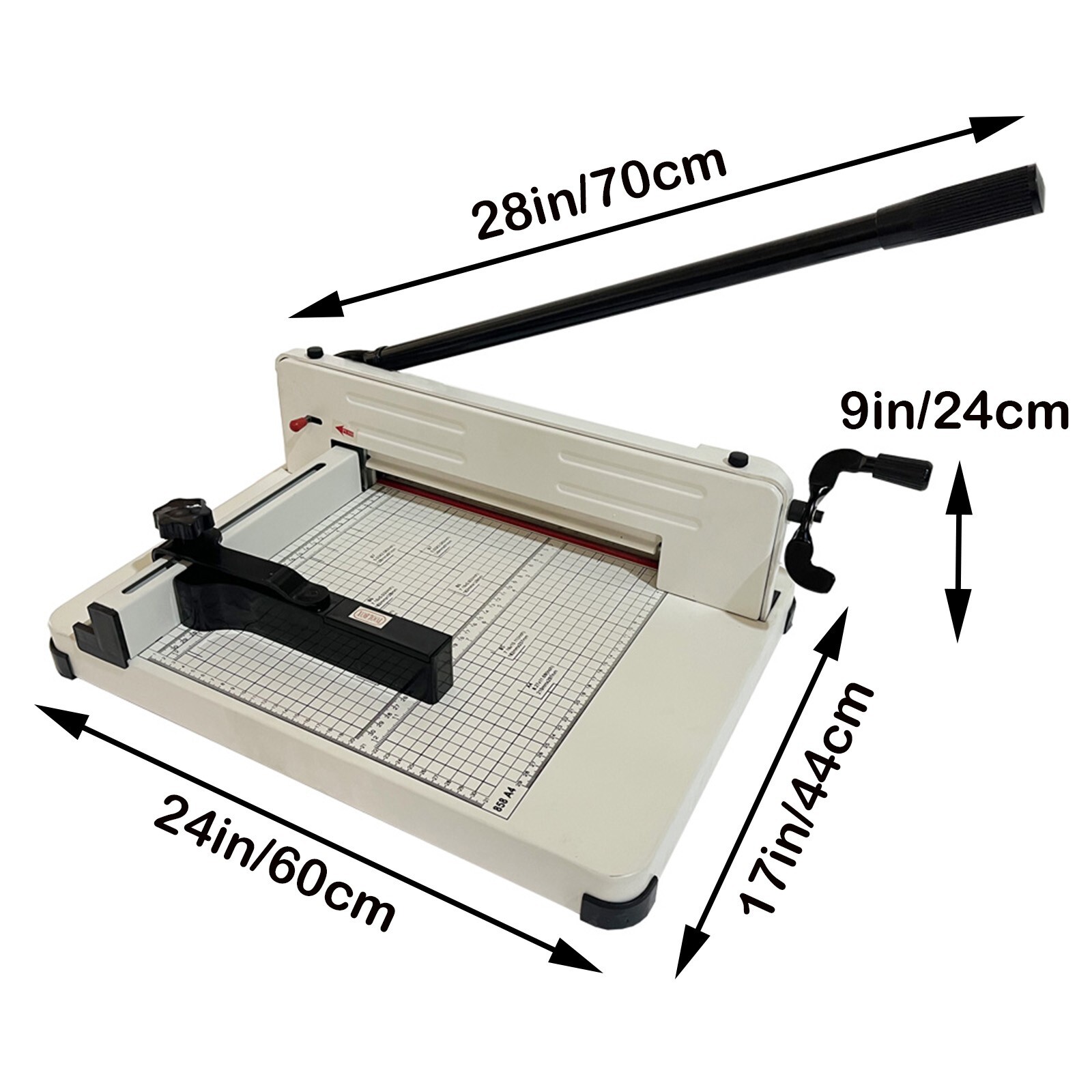 12.2in A4 Size Stack Paper Cutter Heavy Duty 4cm Thick Layer Paper Cutter Steel