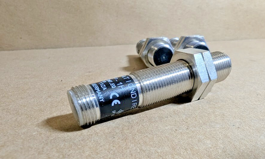 AutomationDirect PBM-AP-1H Inductive Proximity Sensor, 12mm, 1NO, PNP, 24V (New)