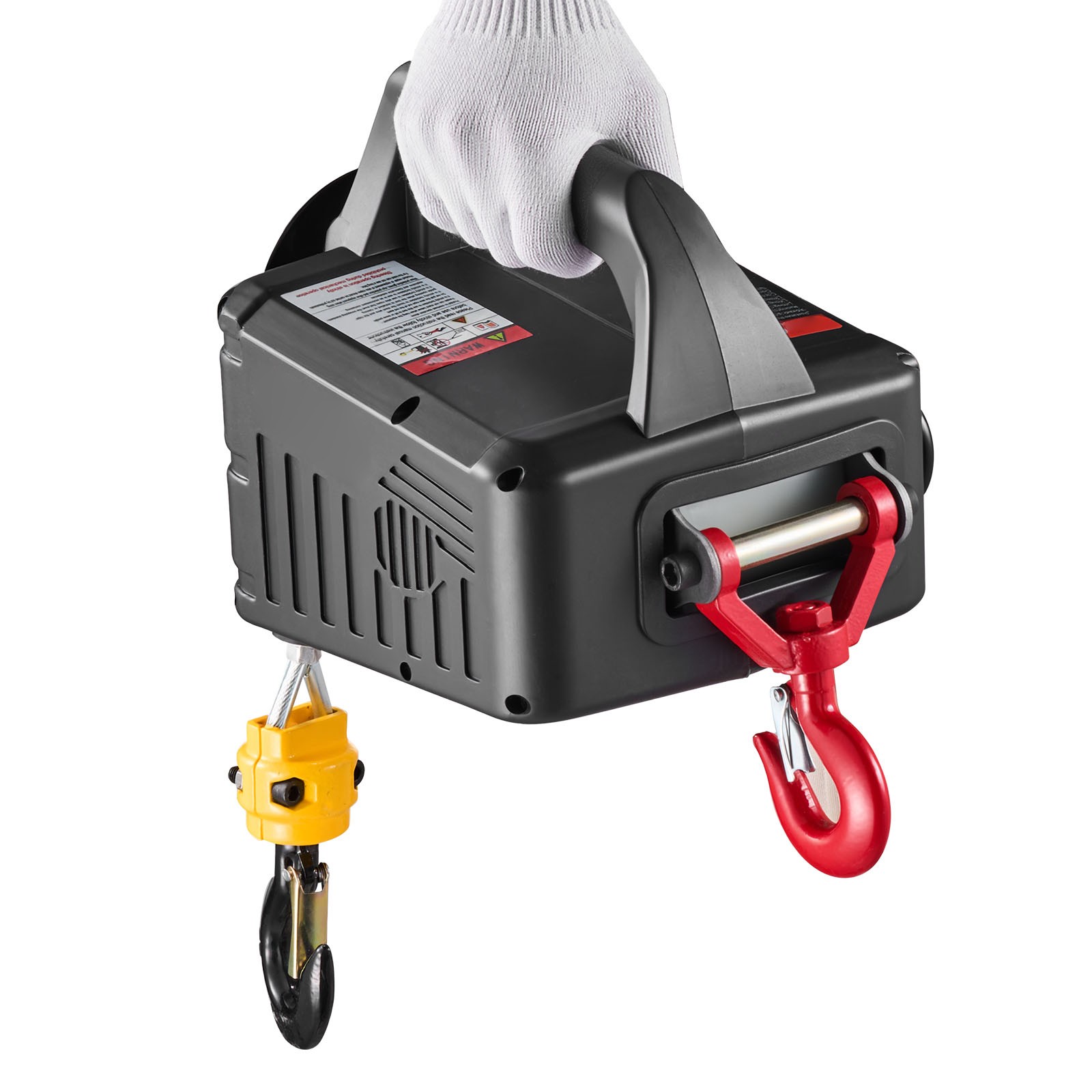 Uimoso 2-in-1 Electric Hoist Winch with Wired Remote Control, 1100 lbs Capacity