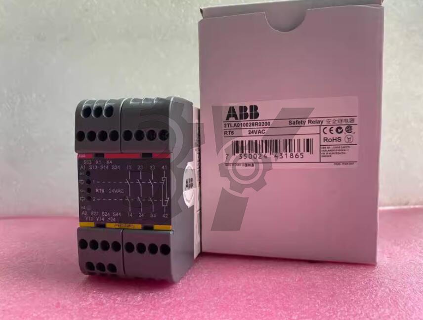 ONE NEW ABB Safety relay 2TLA010026R0200 RT6 24VAC US Free TAX