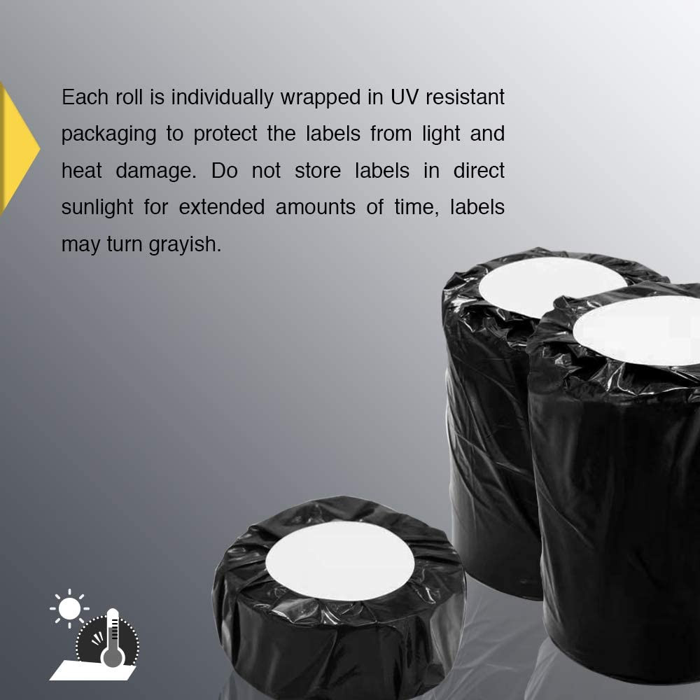 – 1″ X 0.5″ Small Labels Compatible with Zebra & Rollo Label Printer