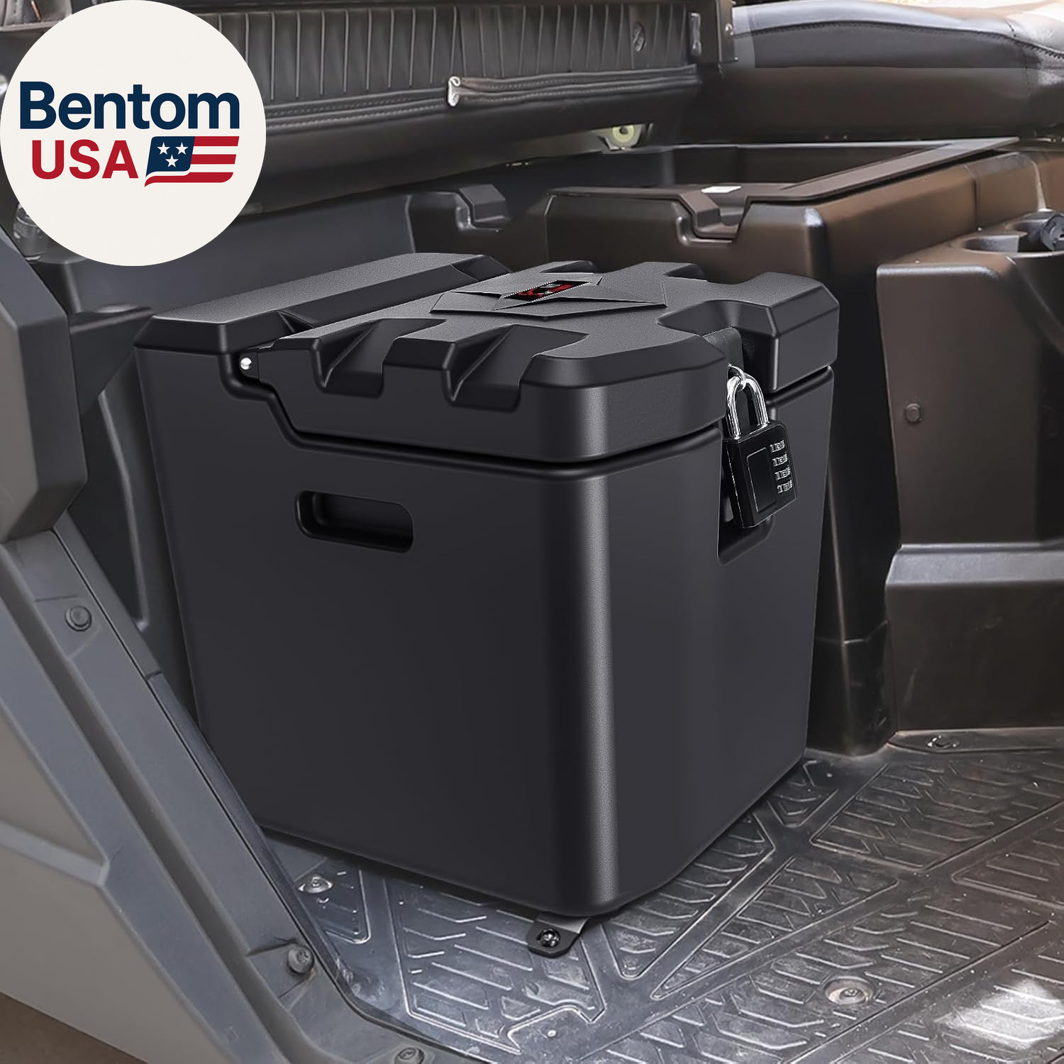 Ranger Storage Box, 28L/ 7.4Gal Ranger XP 1000 under Seat Storage Box with Lock