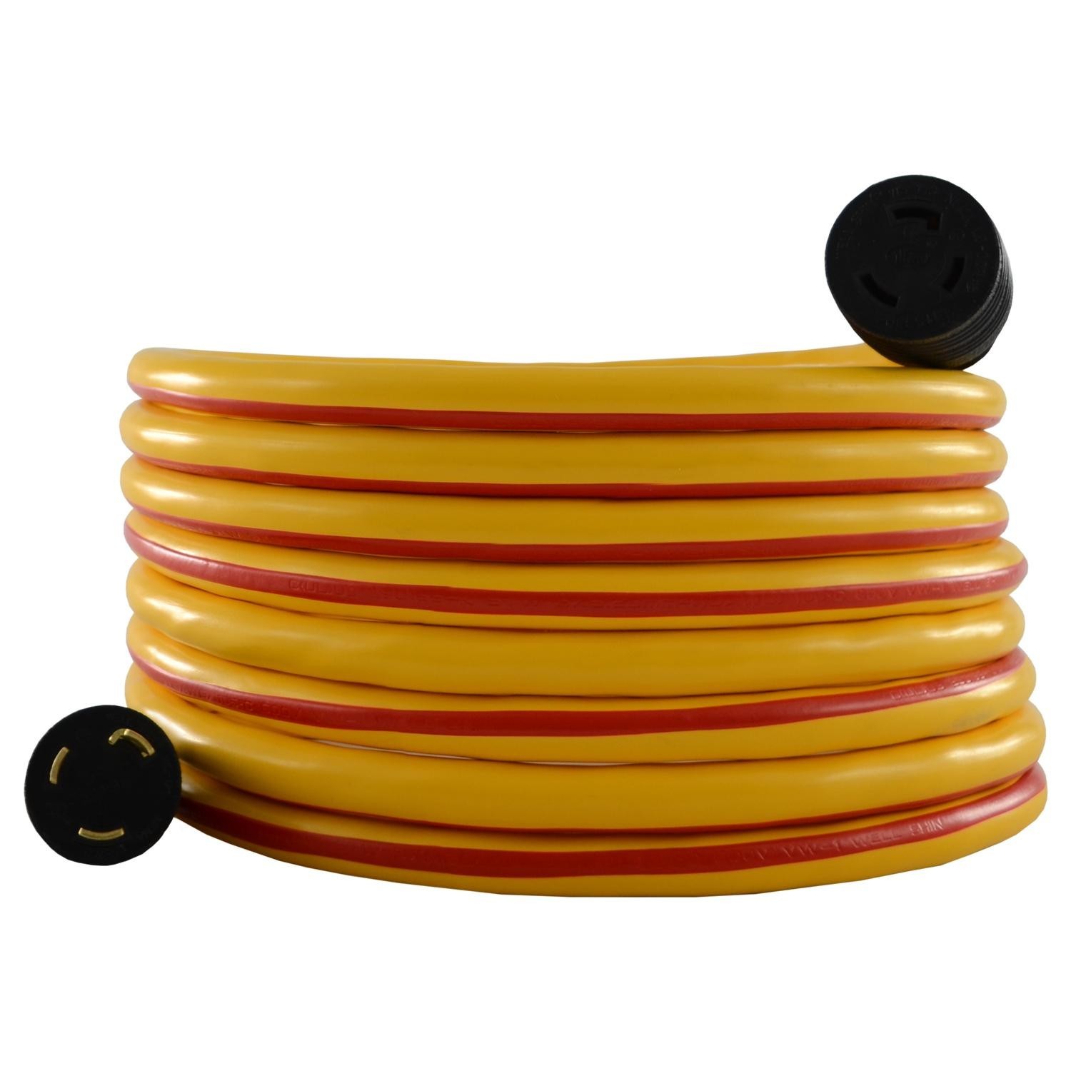 Conntek 50FT 30 Amp Generator Extension Cord NEMA L5-30P/L5-30R Twist Locking