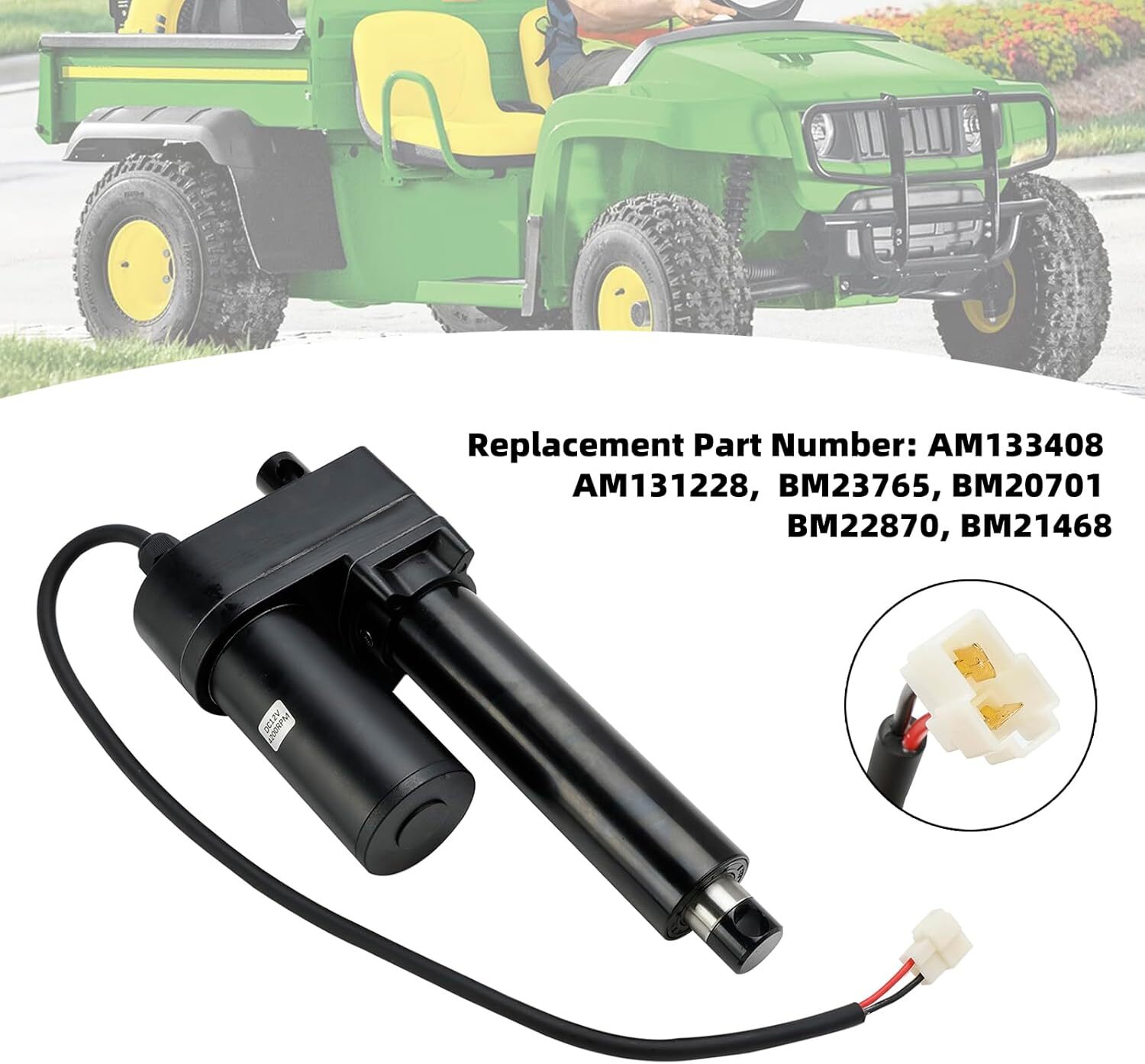 Lift Actuator For John Deere AM133408 AM131228 BM23765 BM20701 BM21468 BM22870