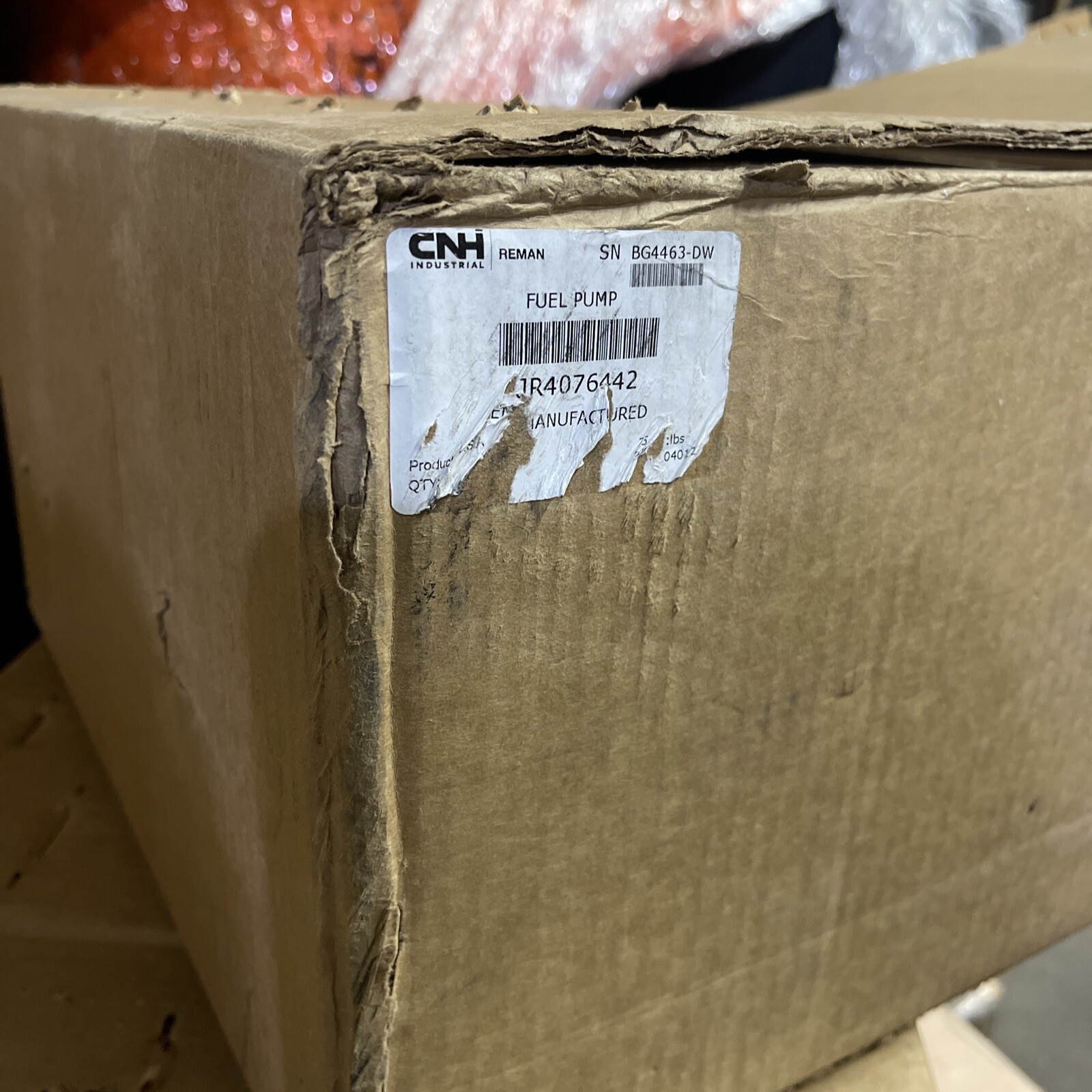 CNH REMAN Fuel Injection Pump JR4076442
