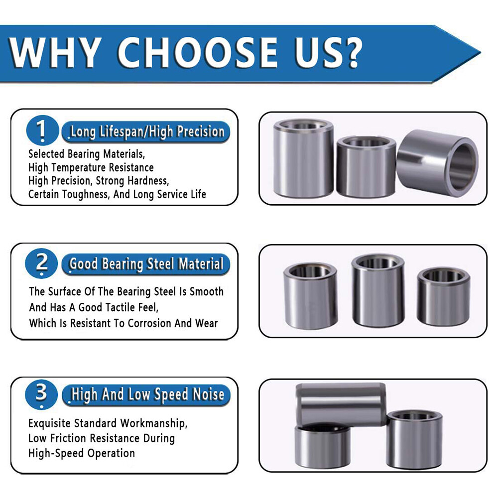 ID 30-50mm Bearing Steel Sleeve Bushings Wear-Resistant For Mechanical Assembly