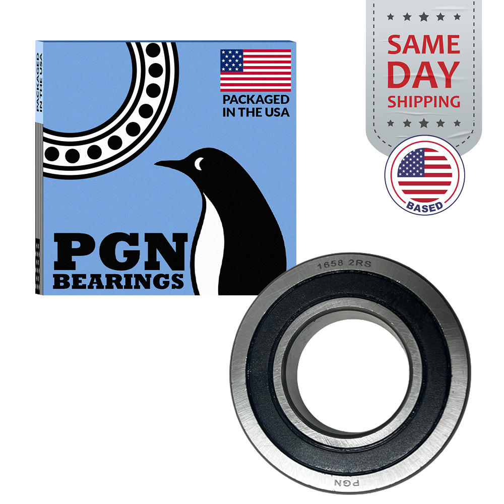 PGN 1658-2RS Bearing – Lubricated Chrome Steel Sealed Ball Bearing
