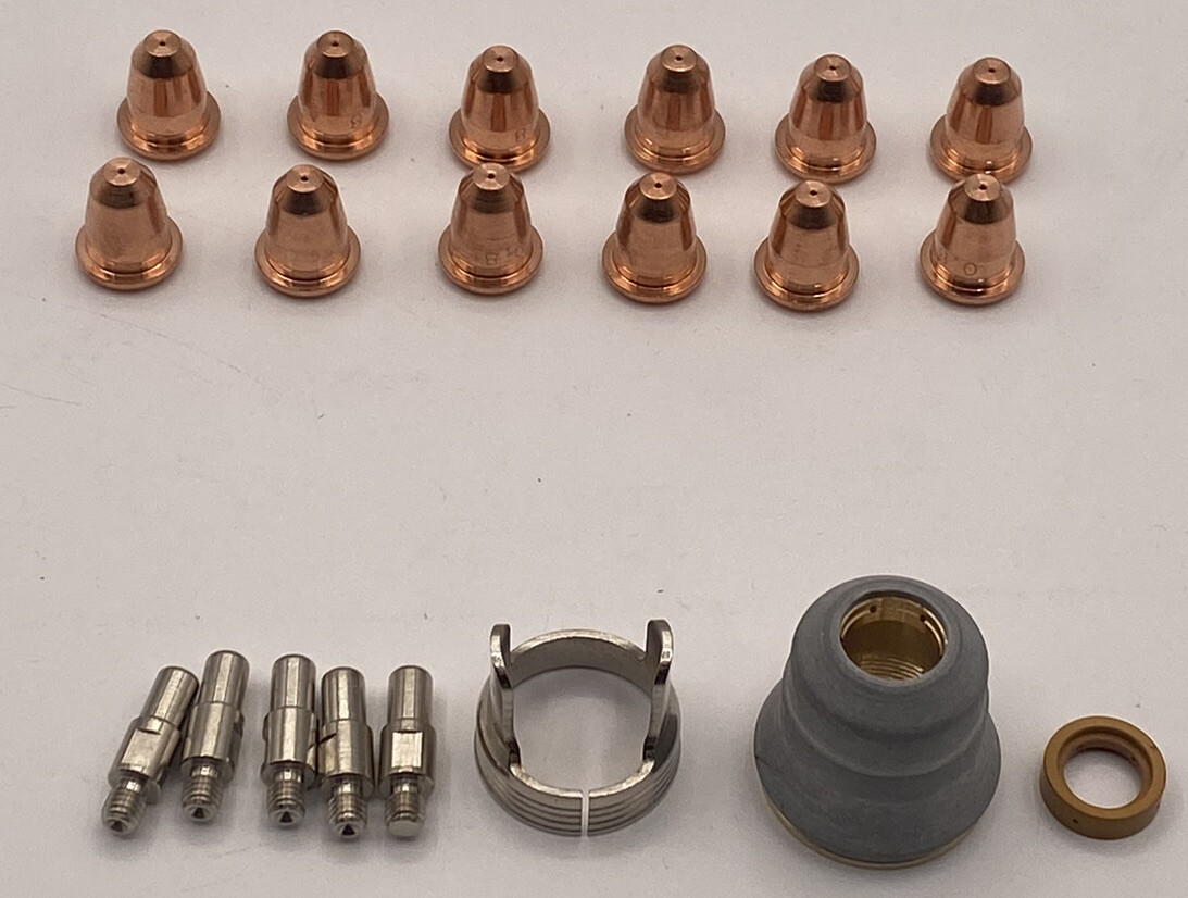 Plasma Cutter Consumables – 0.8 mm Tips – 20 Pieces