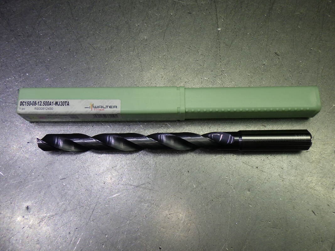 Walter 12.5mm Coolant Thru 8xD Carbide Drill DC150-08-12.500A1-WJ30TA (LOC2552)