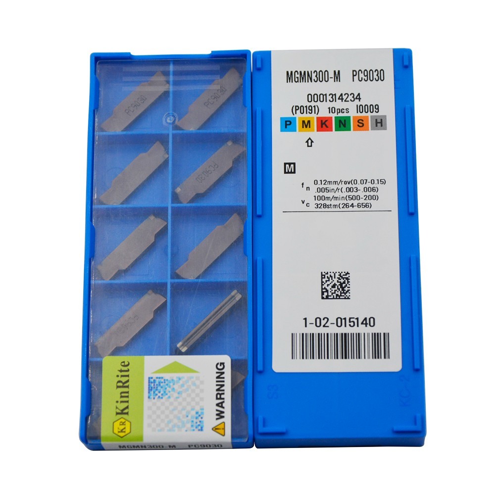 20Pcs (2boxes) MGMN300-M PC9030 CNC Grooving Parting Cut-Off Carbide Insert 3mm