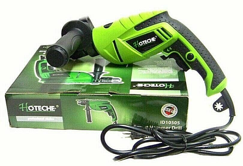 Electric Hammer Drill 1/2″ Impact Rotary Hammer Drill Power Tools UL Listed