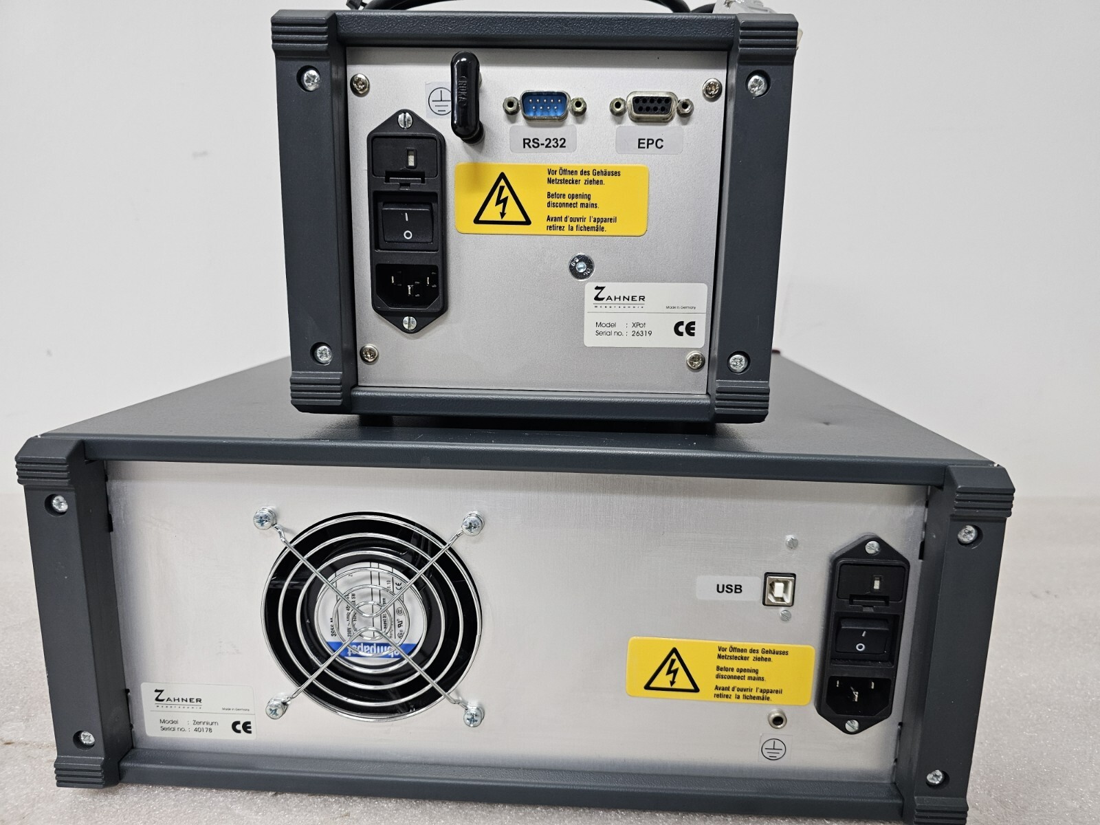 ZAHNER ZENNIUM Electrochemical Workstation , EPC42 & XPOT Potentiostat