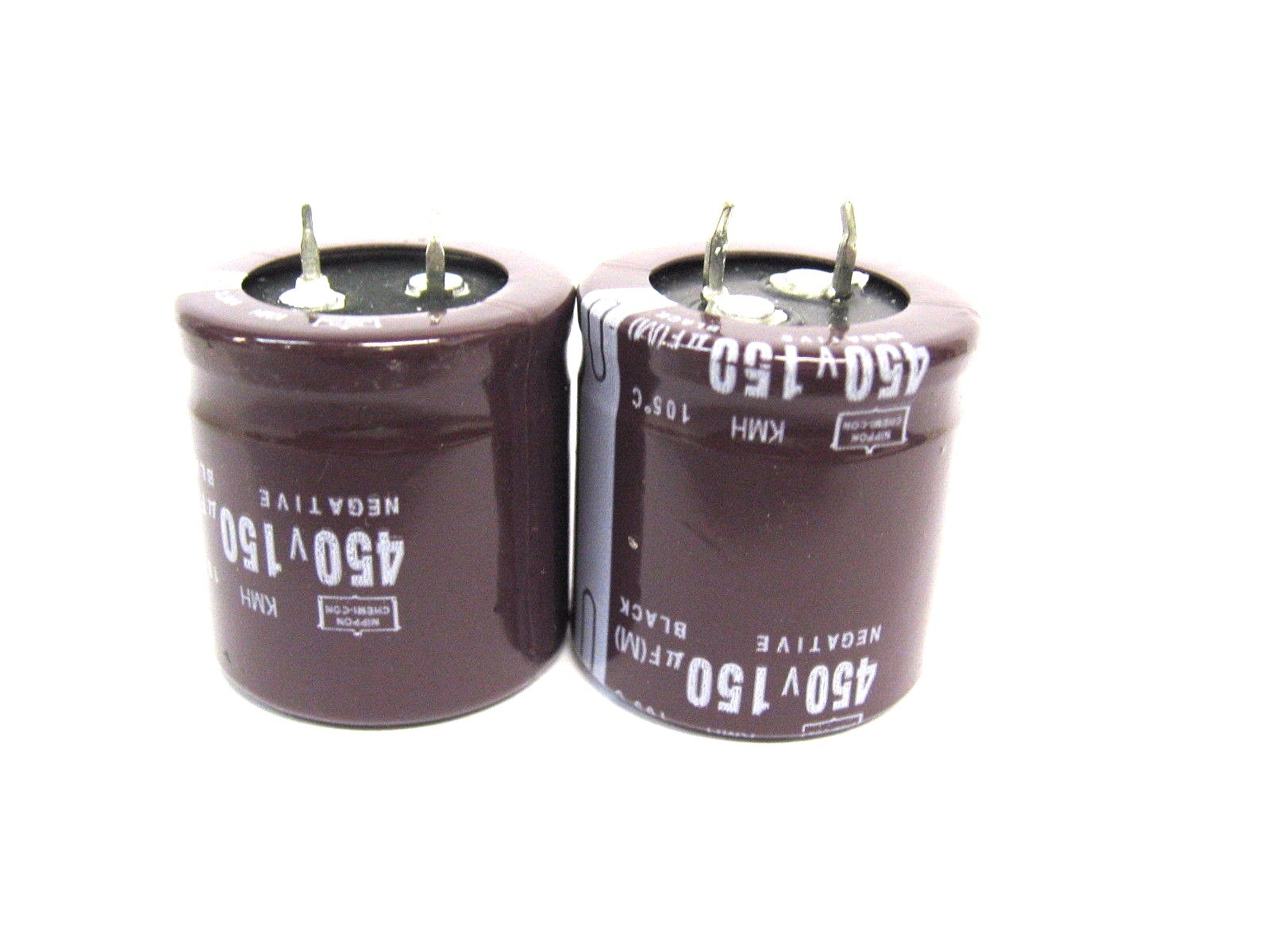150uF 450V (2x) Electrolytic Capacitors 450V 150uF Volume 30×30 mm