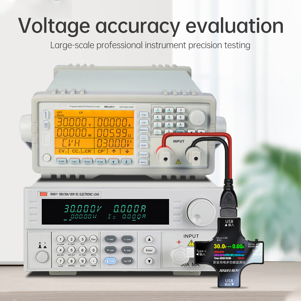 Type-C USB Digital Power Meter Tester Multimeter Current Voltage Test Bluetooth