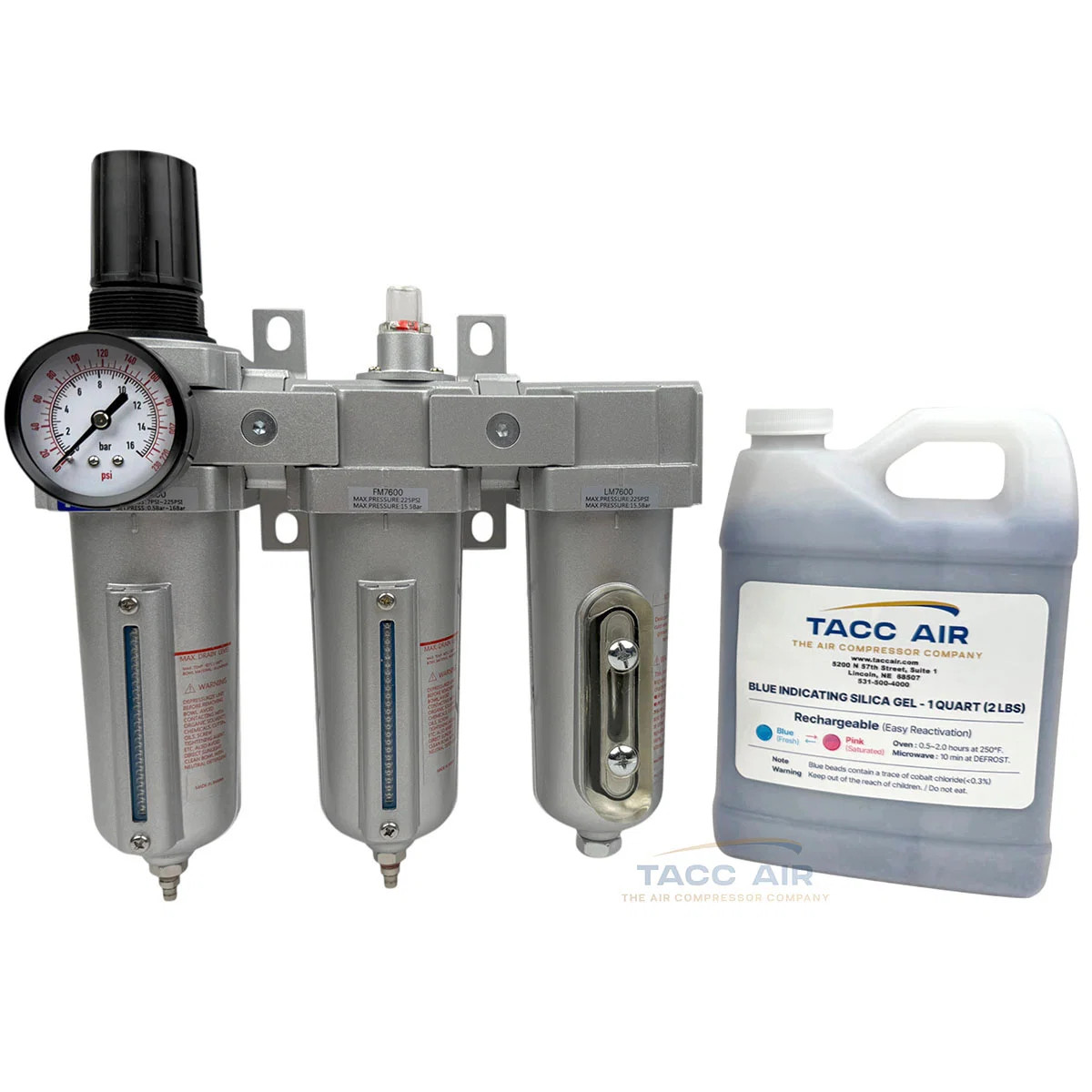 1/2″ NPT Air Compressor Regulator Filter Dryer Coalescing Desiccant System