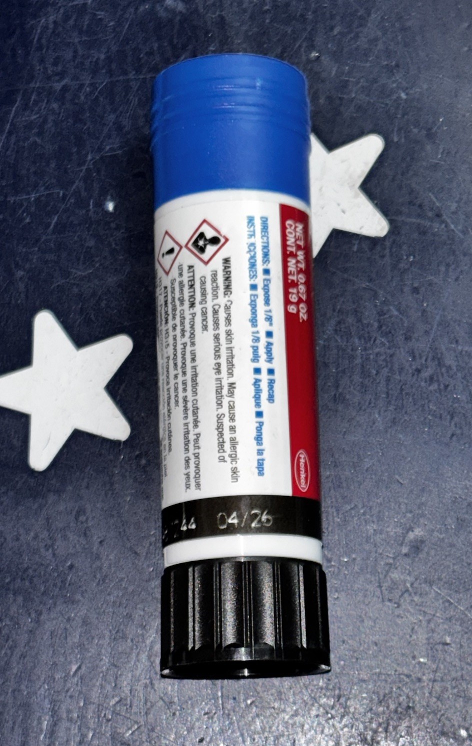 19g BIG USA Loctite 248 Medium Strength Thread Locker 37087 462476 EXP 04/26