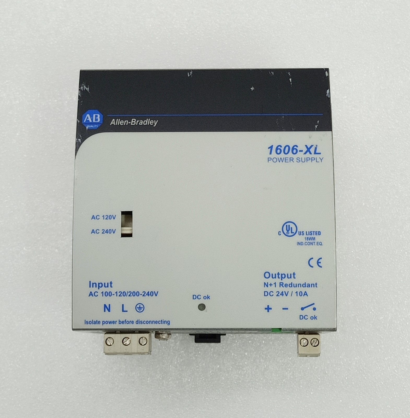 ALLEN-BRADLEY 1606-XL POWER SUPPLY Cat.1606-XL240DR SER B