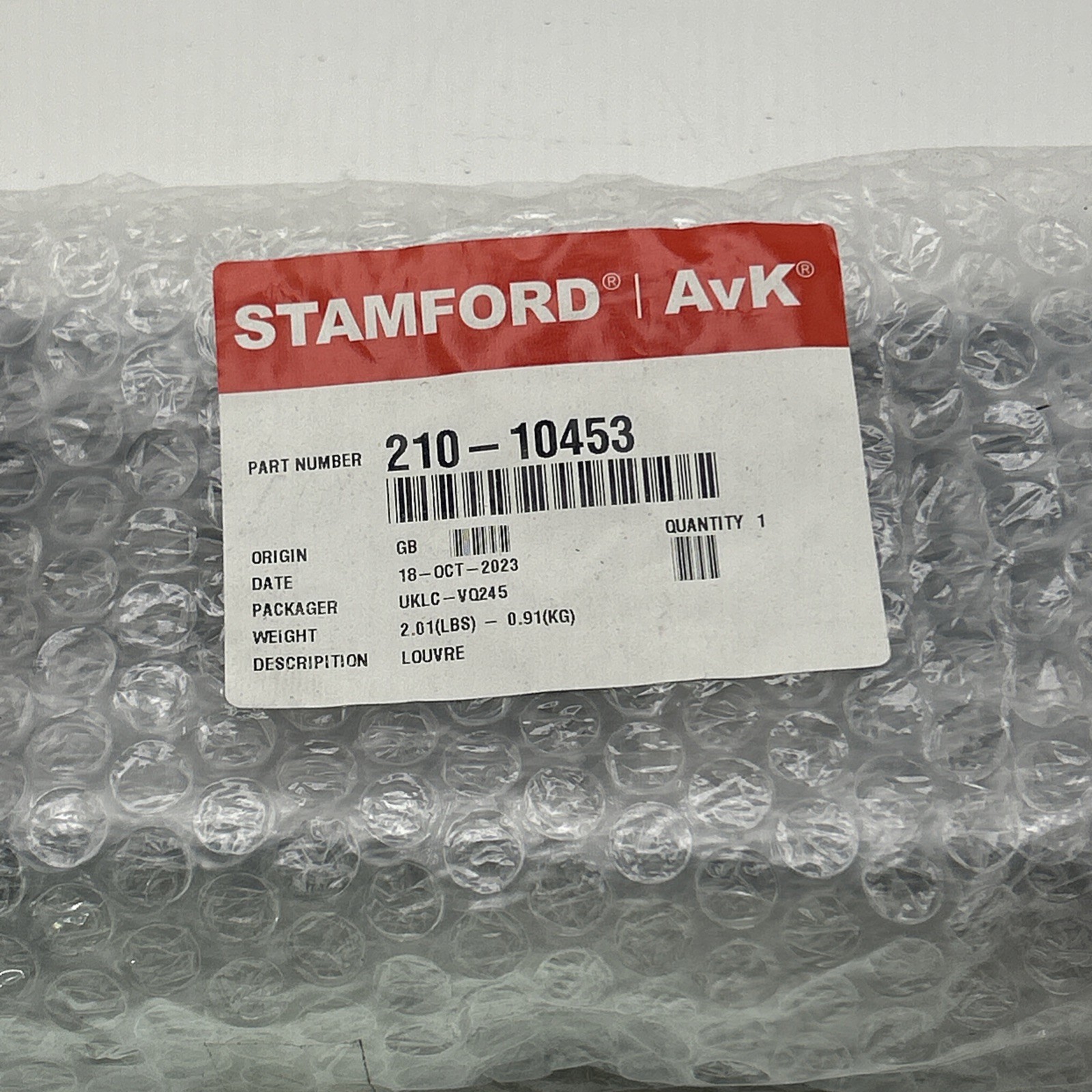 Louvre Screen 210-10453 – STAMFORD Generator Cooling