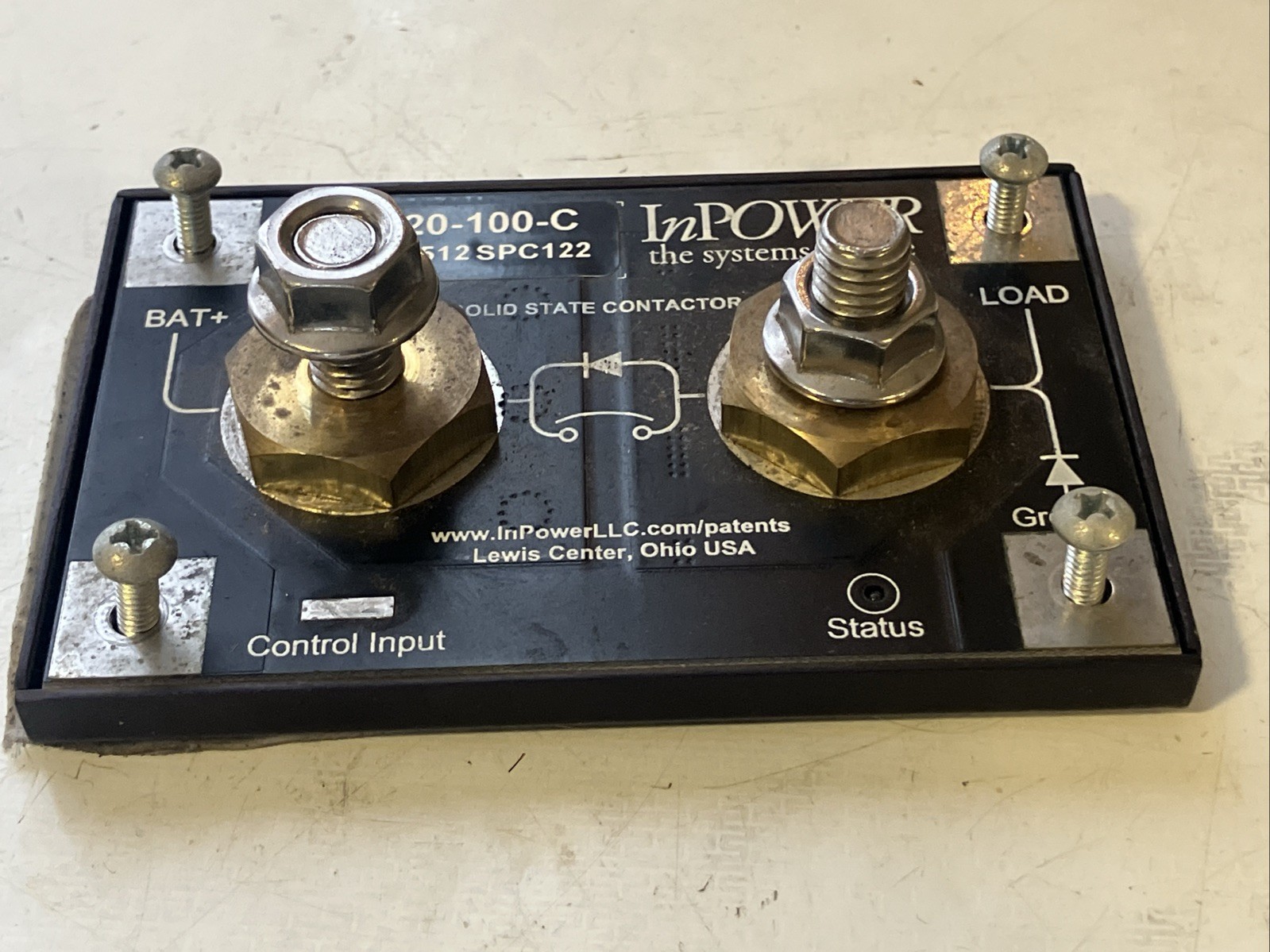InPower Low Voltage Disconnect 150 Amp LVD20-100-C SPC122 solid state contactor
