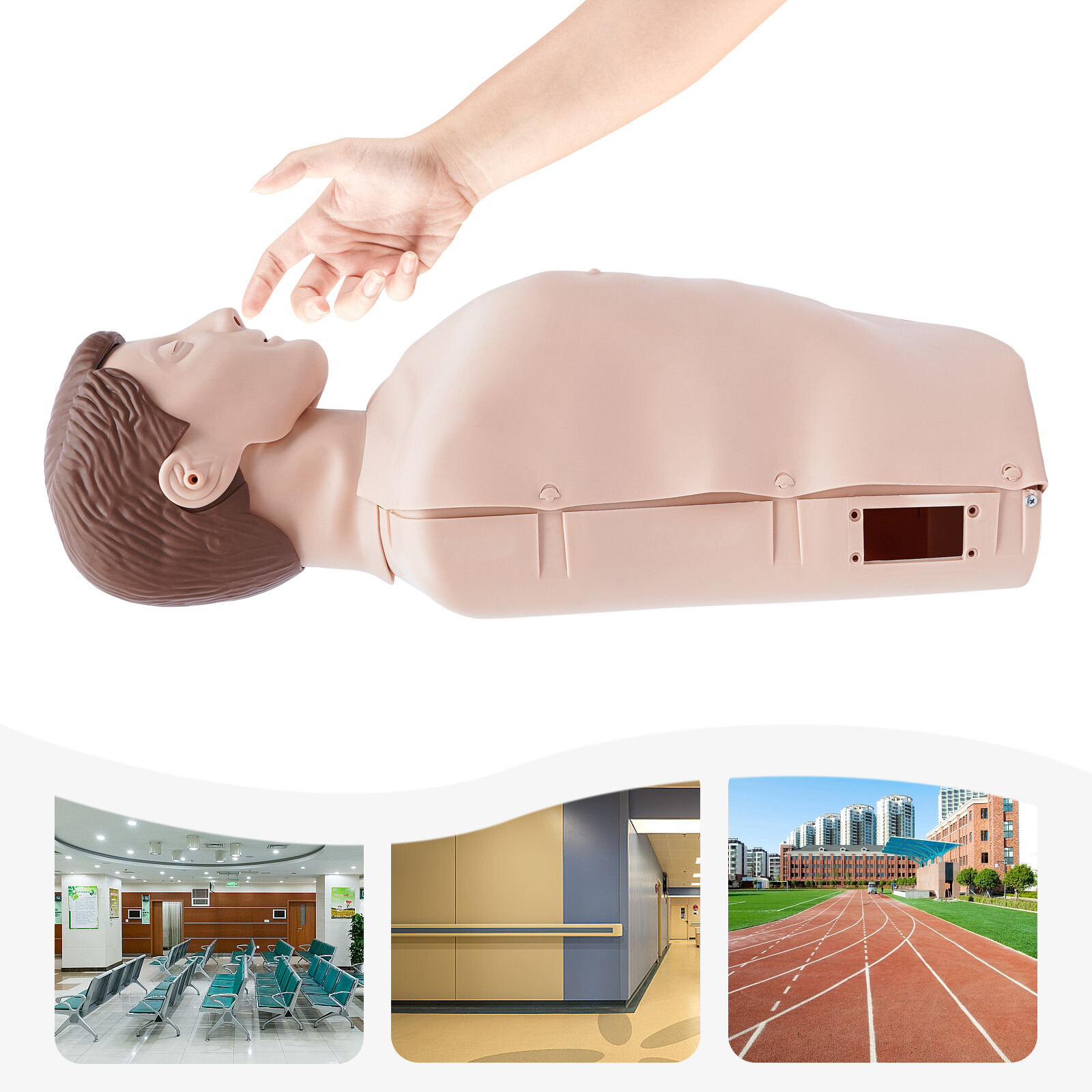 Adult CPR Adult Manikin for First Aid Training Patient Education Simulator Model