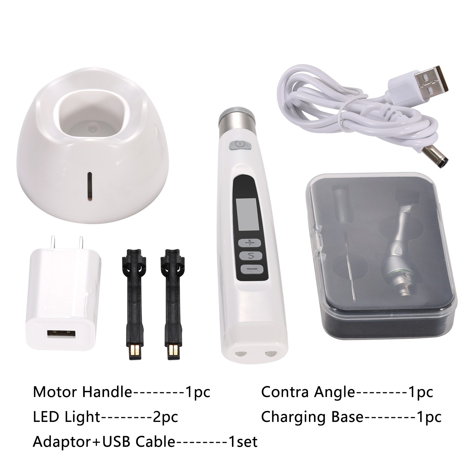 Dental Wireless Cordless LED Endo Motor 16:1 Handpiece Root Canal Treatment