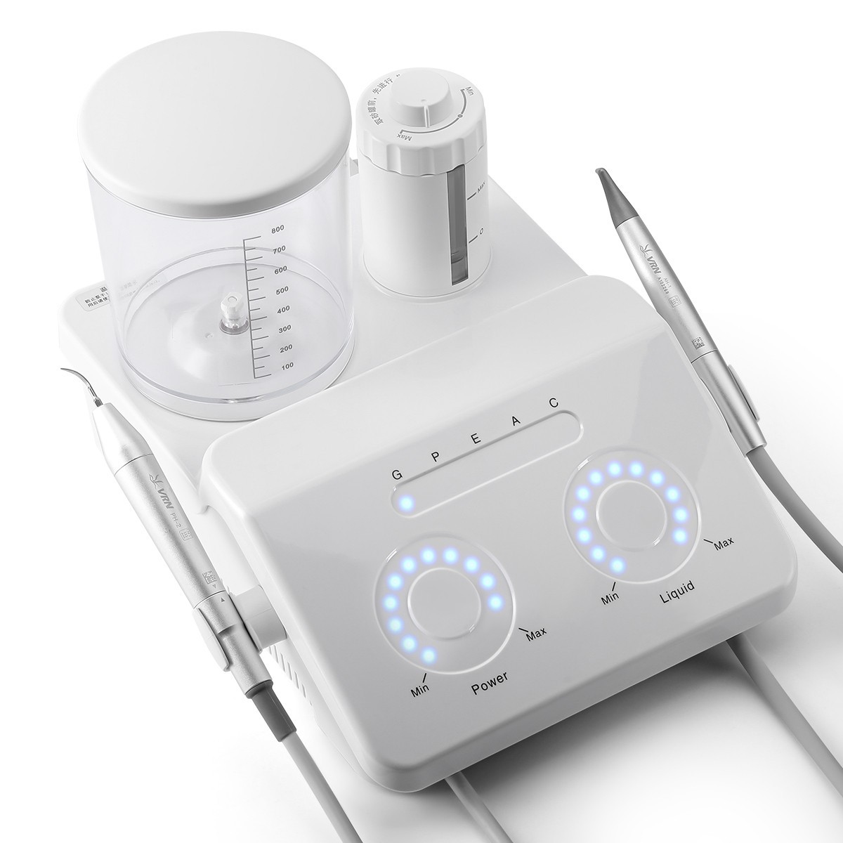 Dental Ultrasonic Scaler 30kHz Wireless Foot Switch Touch Panel Auto Tuning