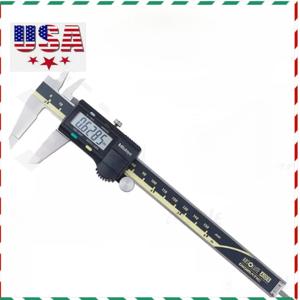 500-196-30 Mitutoyo Japan 150mm/6″ Absolute Digital Digimatic Vernier Caliper US