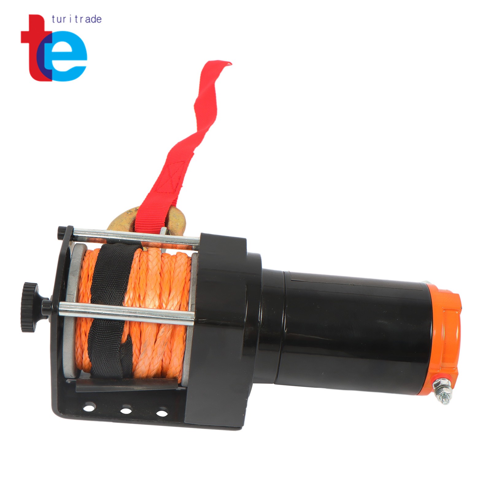 2500 lbs ATV/UTV Winch 12VDC/1.3HP Synthetic Rope Winch with Wireless Remote