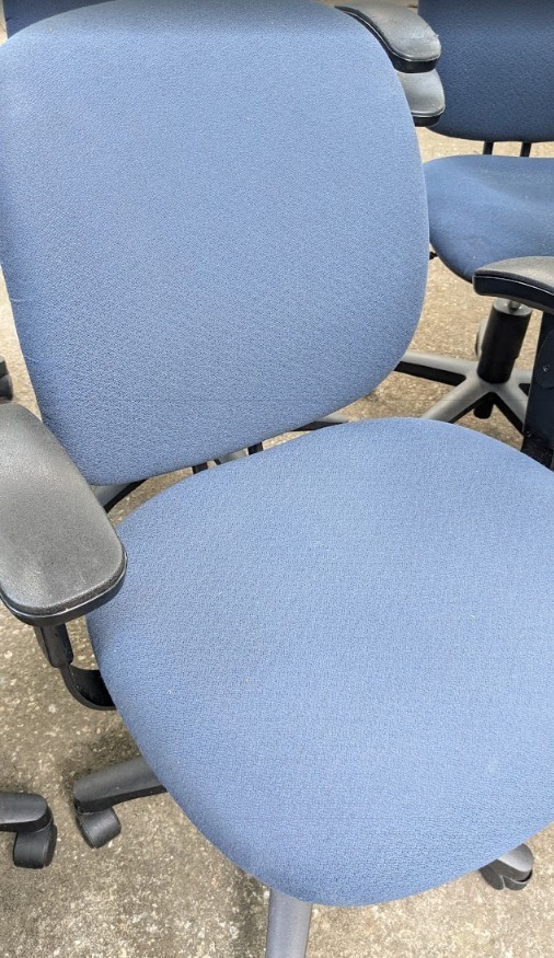 12 HON Commercial Office Chairs — Matching Blue Task Chairs w/ Arms — Local Pick