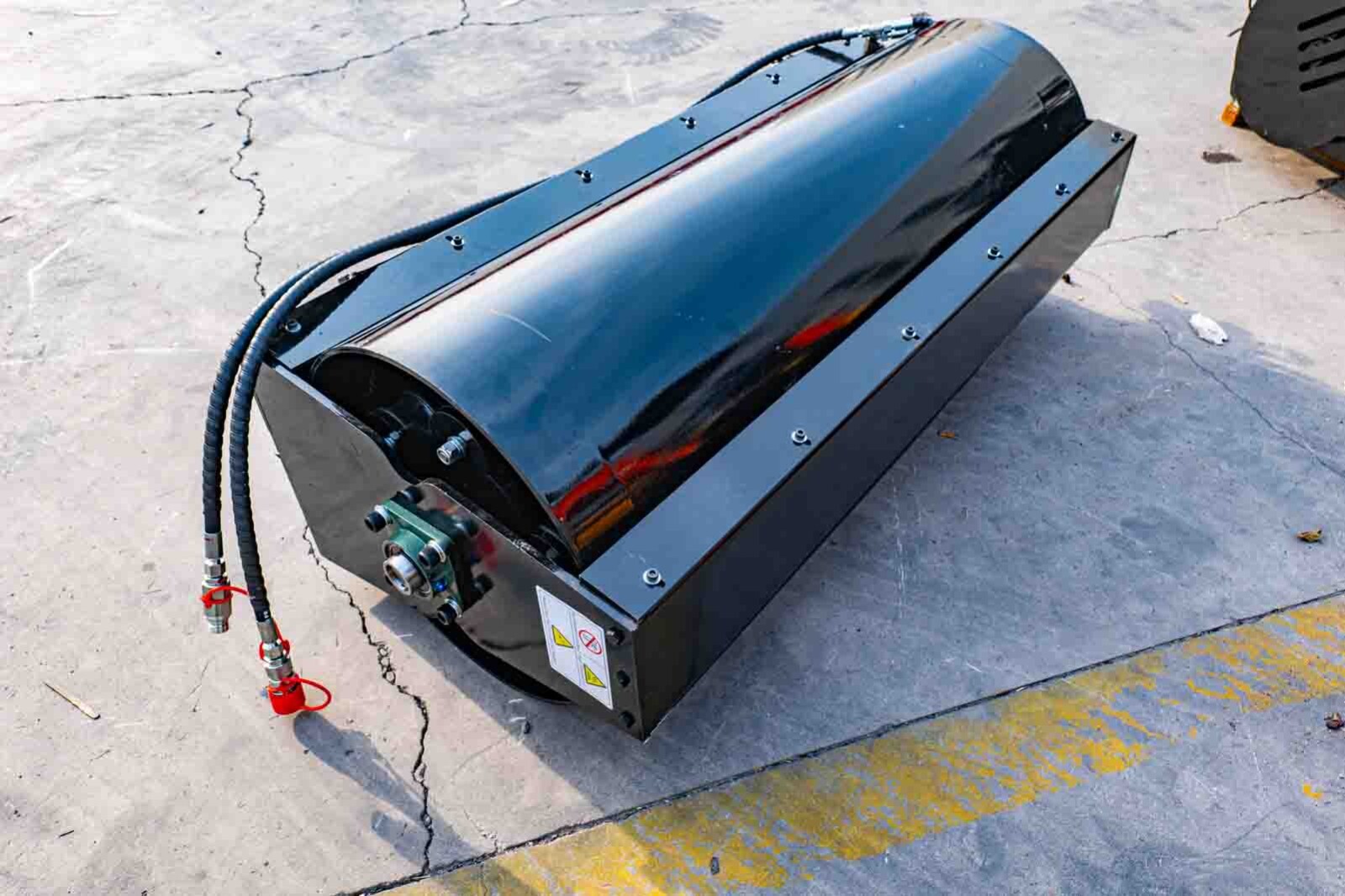 Vibratory Roller Road Compactor Attachment for Bobcat Skid Steer Loader