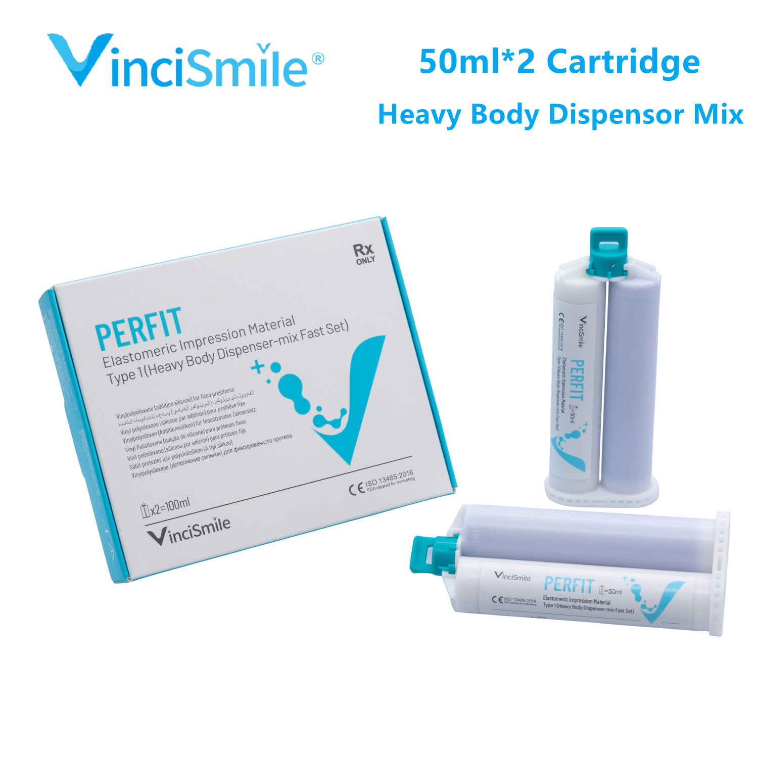 Dental Impression Material Putty Heavy Regular Light Body Fast Normal VPS PVS