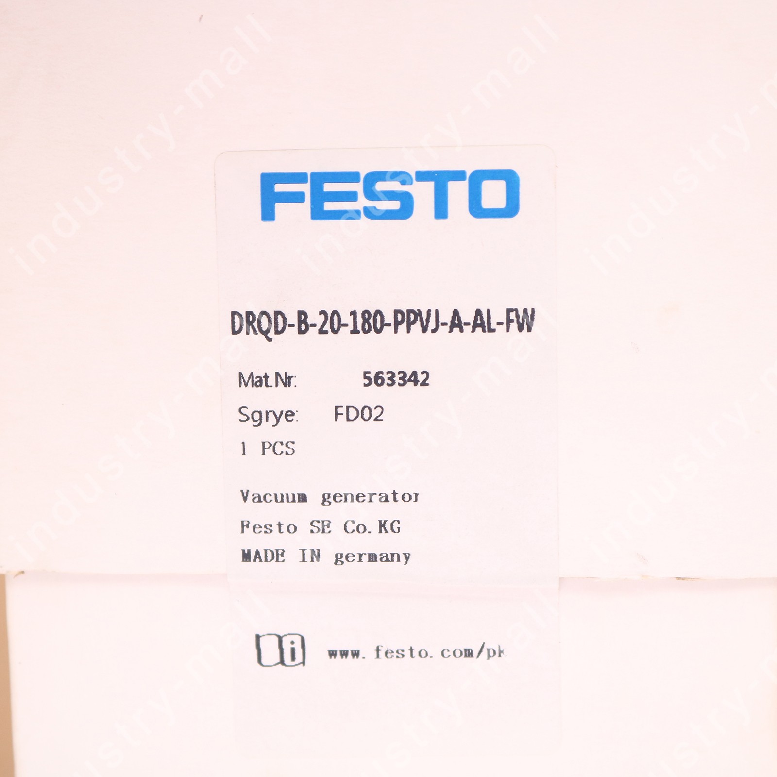 one NEW FESTO DRQD-B-20-180-PPVJ-A-AL-FW 563342 Rotating cylinder Free shipping