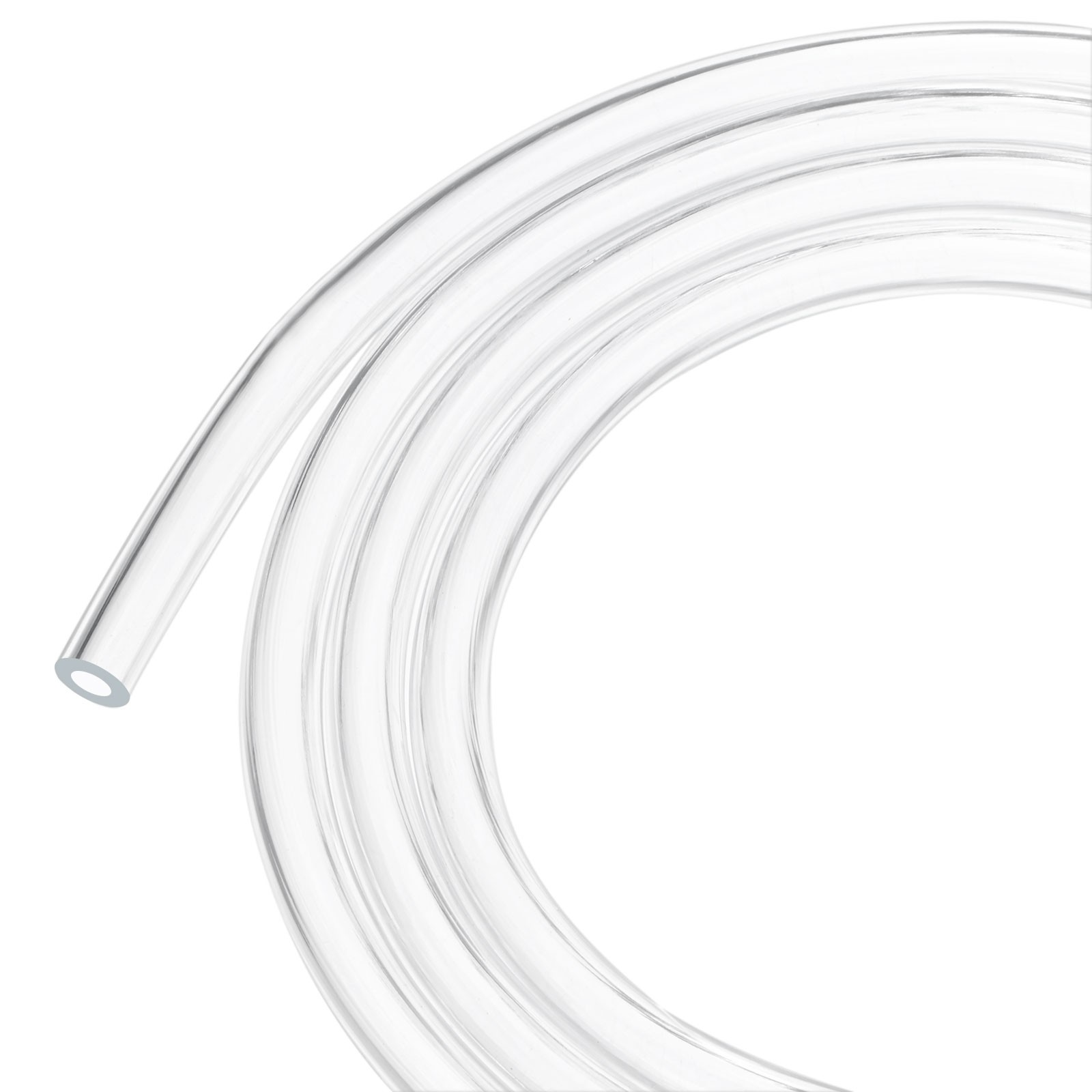 Clear Plastic Tubing, 0.16Inch(4mm) ID 0.32Inch(8mm) OD, 10ft(3.0m) Length