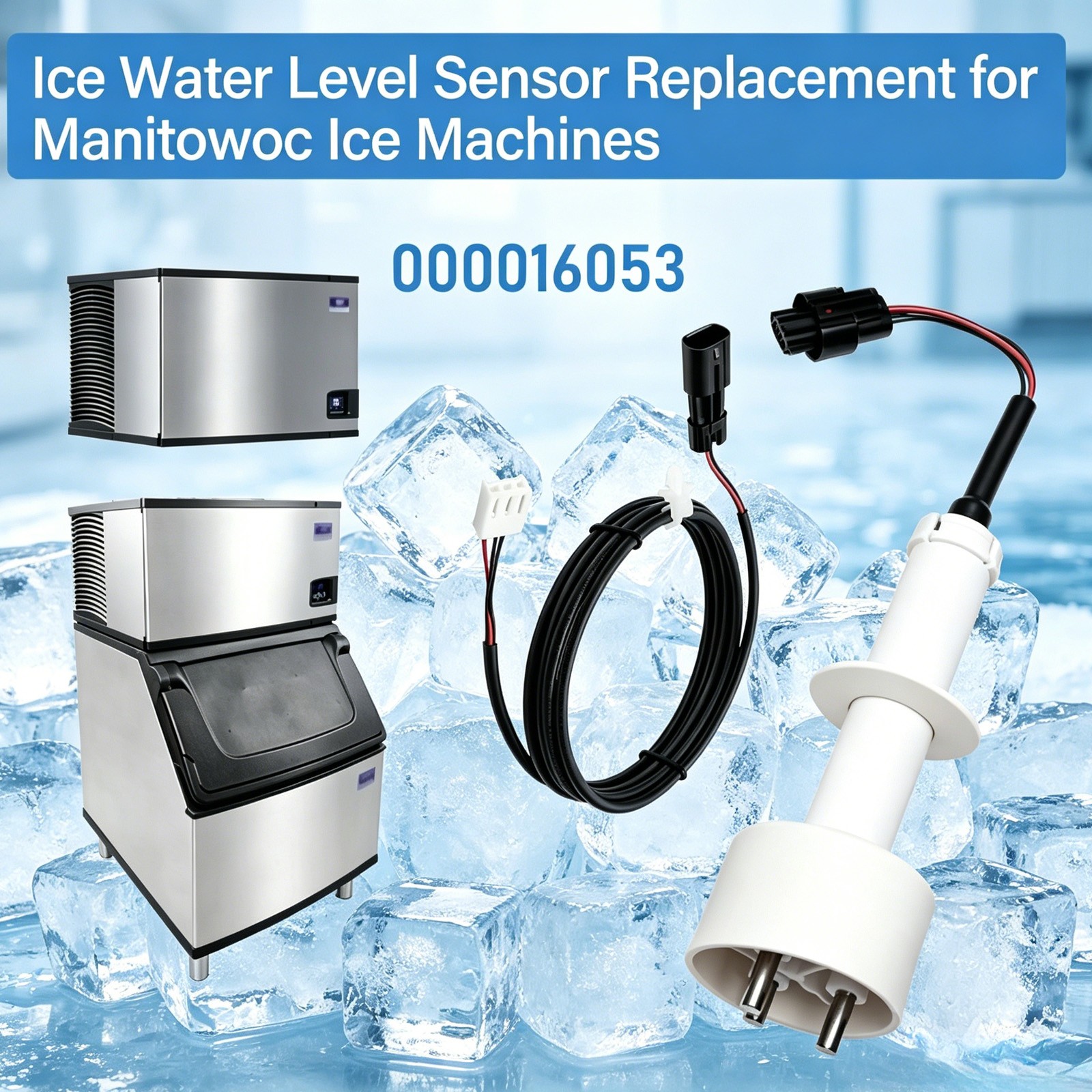 For Manitowoc Ice Machines Kit 000016053 ice Water Level Probe Kit with Harness