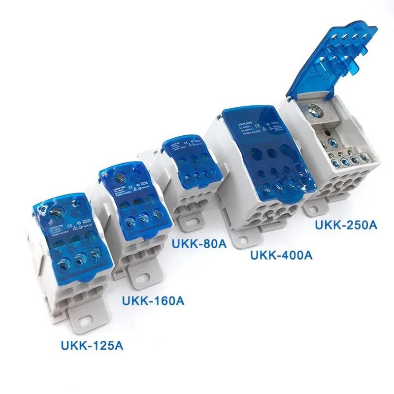 Junction Box 125A-500A DIN Outdoor Power Distribution Cable Connectors UKK80A
