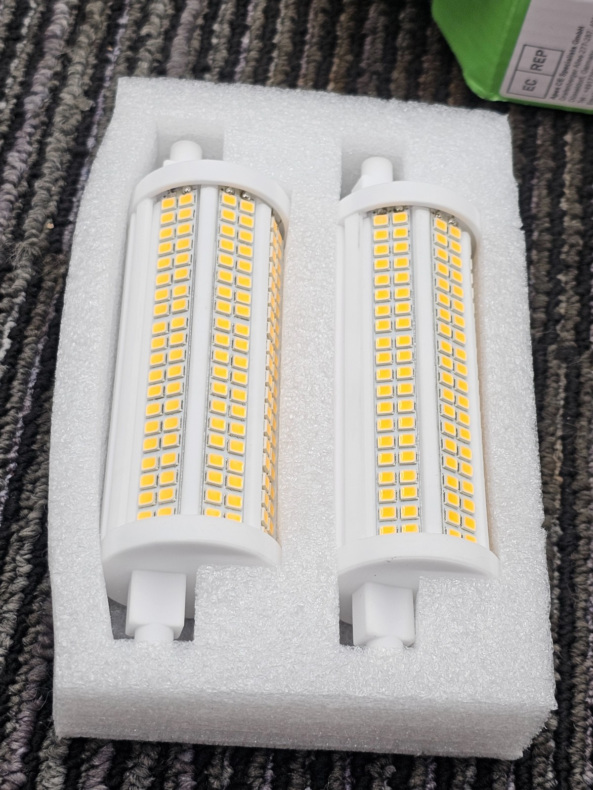 (QTY 2) ALQFFHL Dim LED R7S 118mm LED Bulb 30W110-130V 3000K