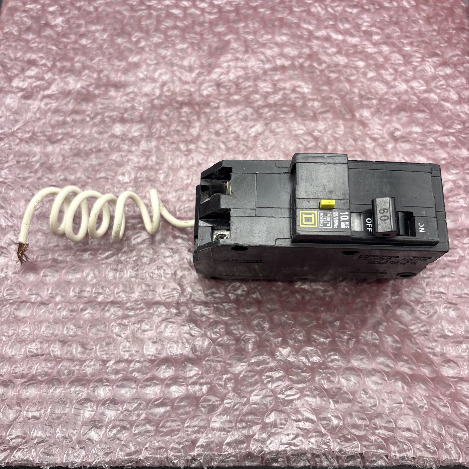 SQUARE D QO260GFI 60A QWIK-GARD CIRCUIT BREAKER PLUG *GREAT CONDITION*