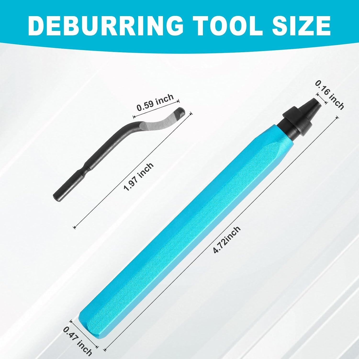 11-Piece Deburring Tool Set for Smooth Edges: Perfect for Metal and 3D Printing