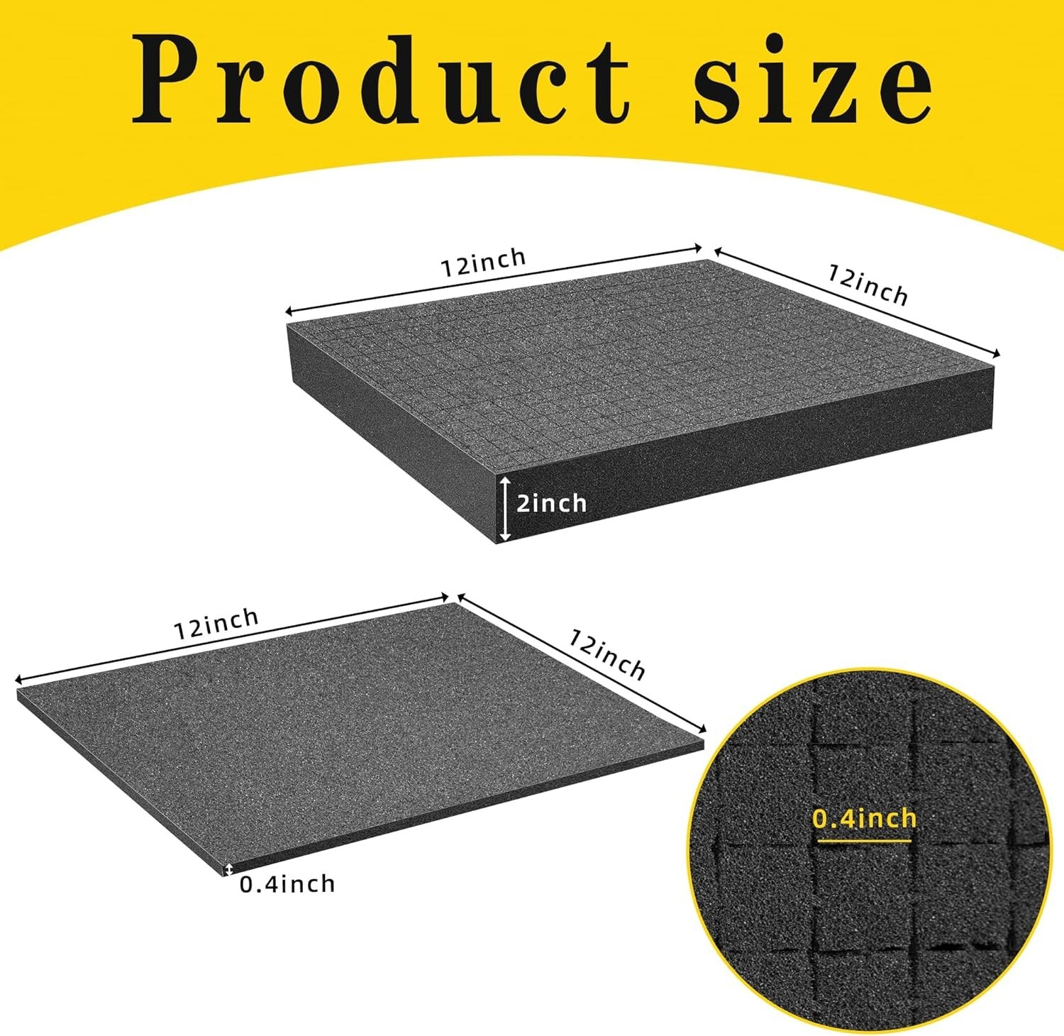 Foam Pick and Pluck Inserts – 4 Pcs