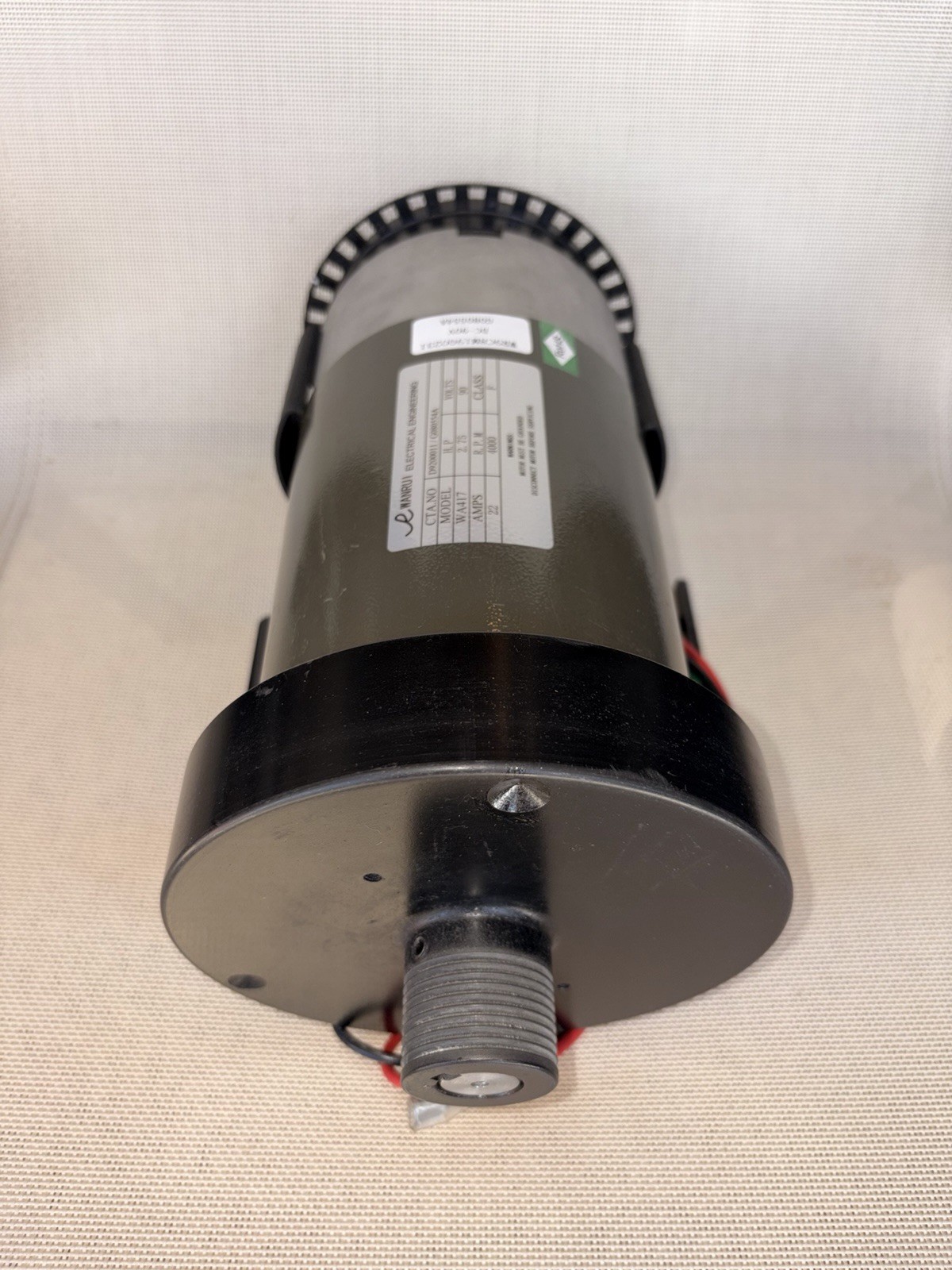 Wanrui WA147 New Treadmill DC Drive Motor, 2.25 HP, 90V, 4000 Rpm,