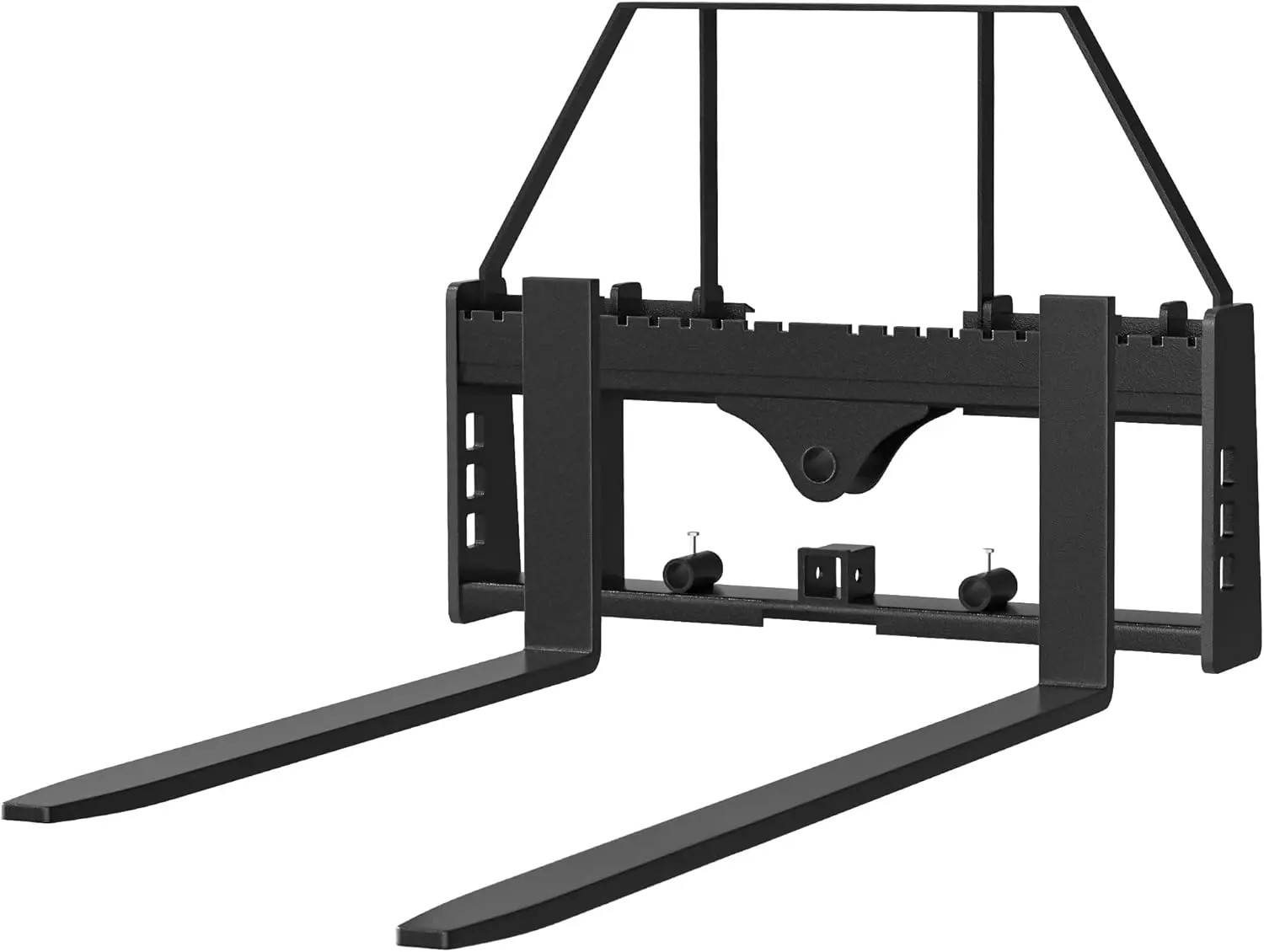 2500 lbs Skid Steer Pallet Fork Attachment, 45″ Pallet Fork 42″ Fork Blades