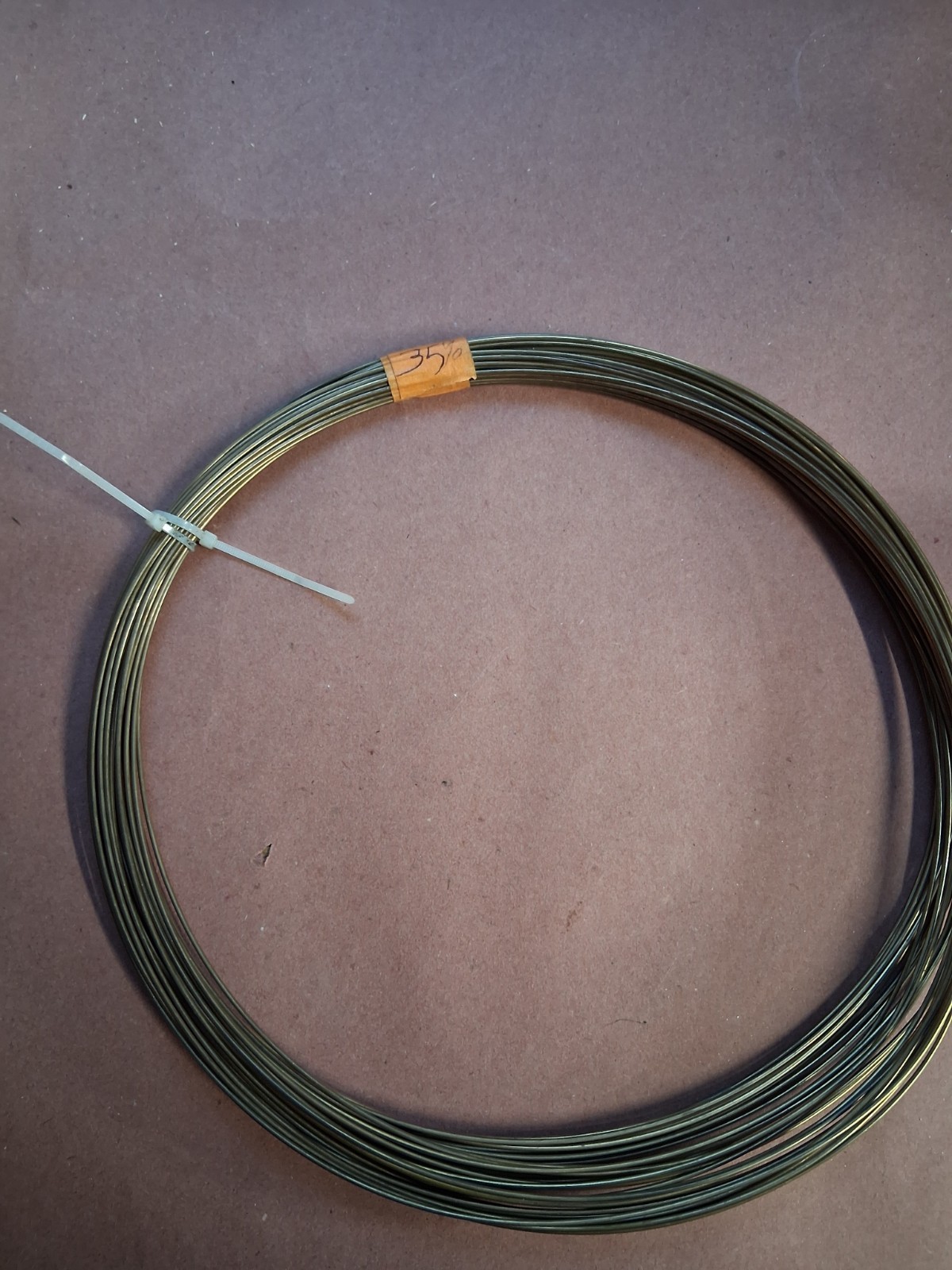 Handy and Harman 35% silver solder/ brazing wire. Sold by the troy ounce.