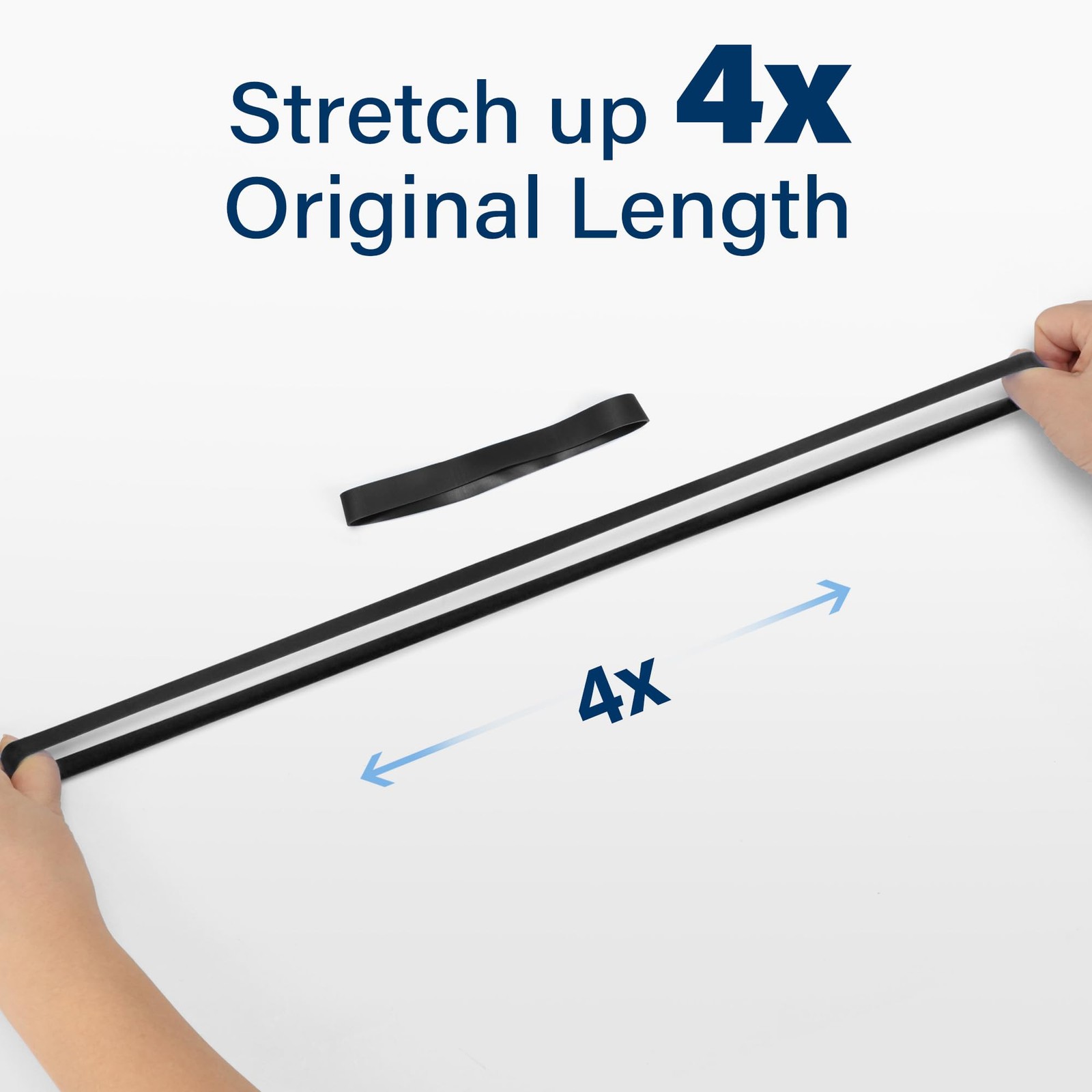 Large Rubber Bands, 30Pcs Size 107 Big Wide Elastic Bands, Heavy Duty Black L…