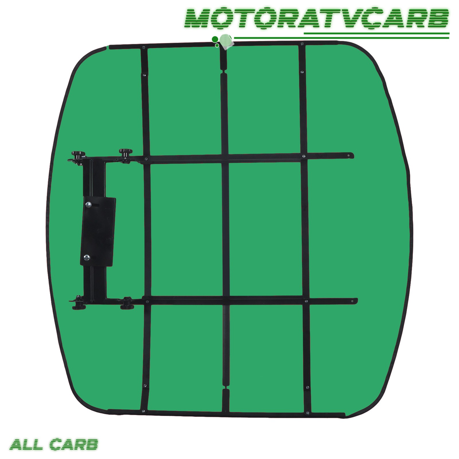 ALL-CARB Green Top Tractor & Mowers Canopy 52″× 52″ For 2″ x 2″ or 2″ x 3″ Rops