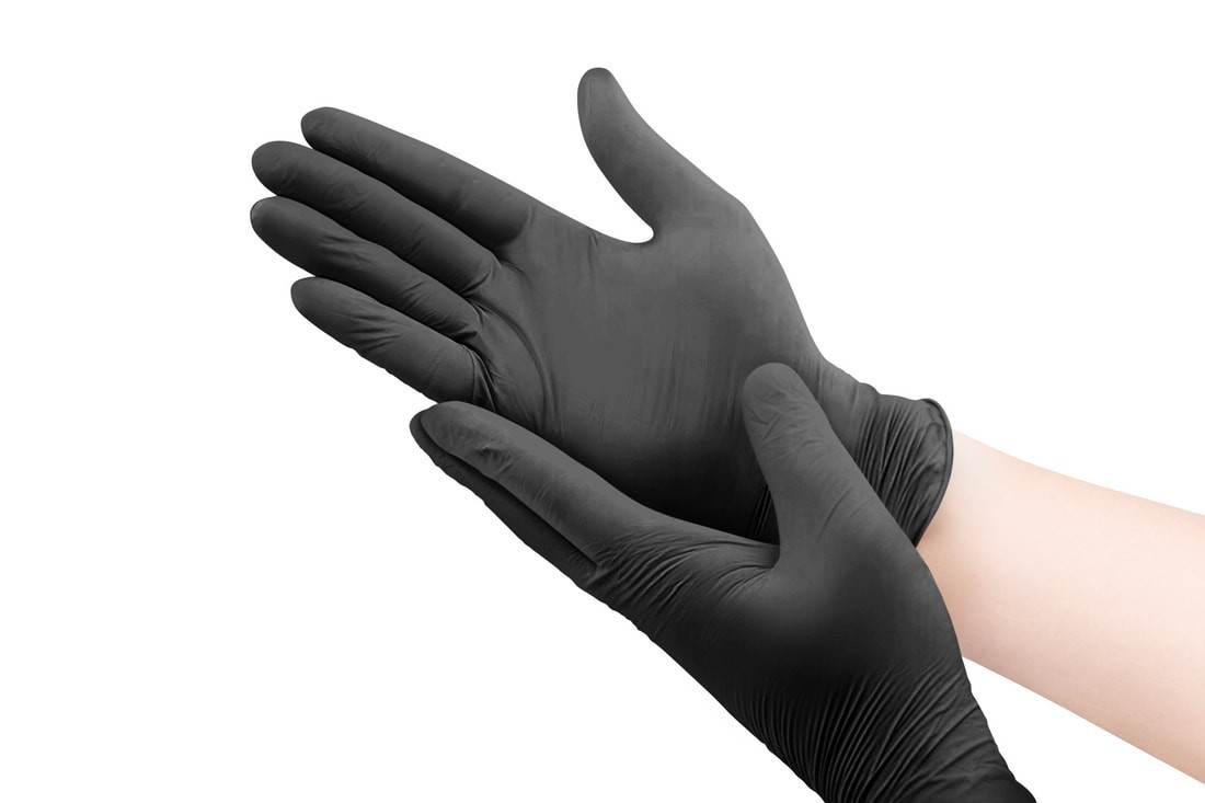 Blue Nitrile Exam Gloves 3.5mil Powder Free Latex-Free Disposable 100/Box