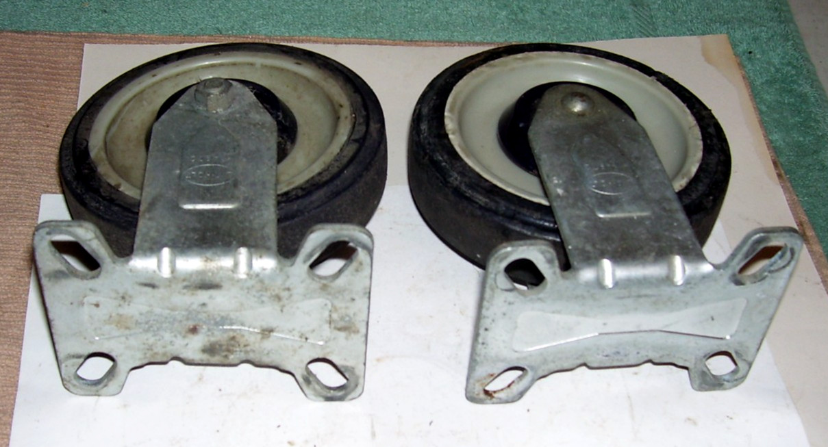 Pair Vintage Win Holt 5″ inch Caster Wheel Set, # 114972