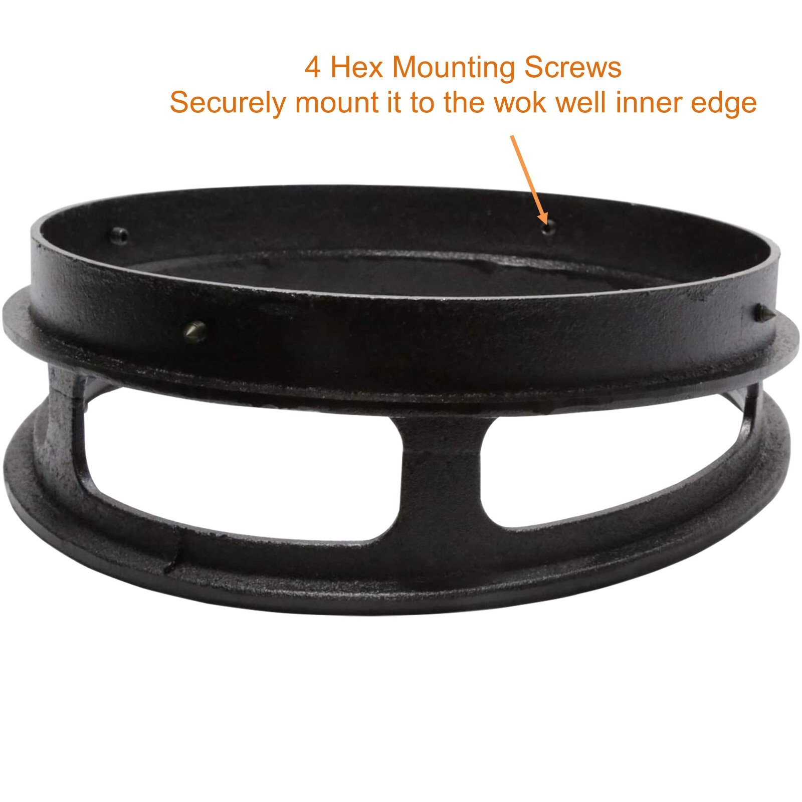 Leyso WR-CIR133 13″ Cast Iron Rim to Replace Old Wok Ring for Chinese Wok Range