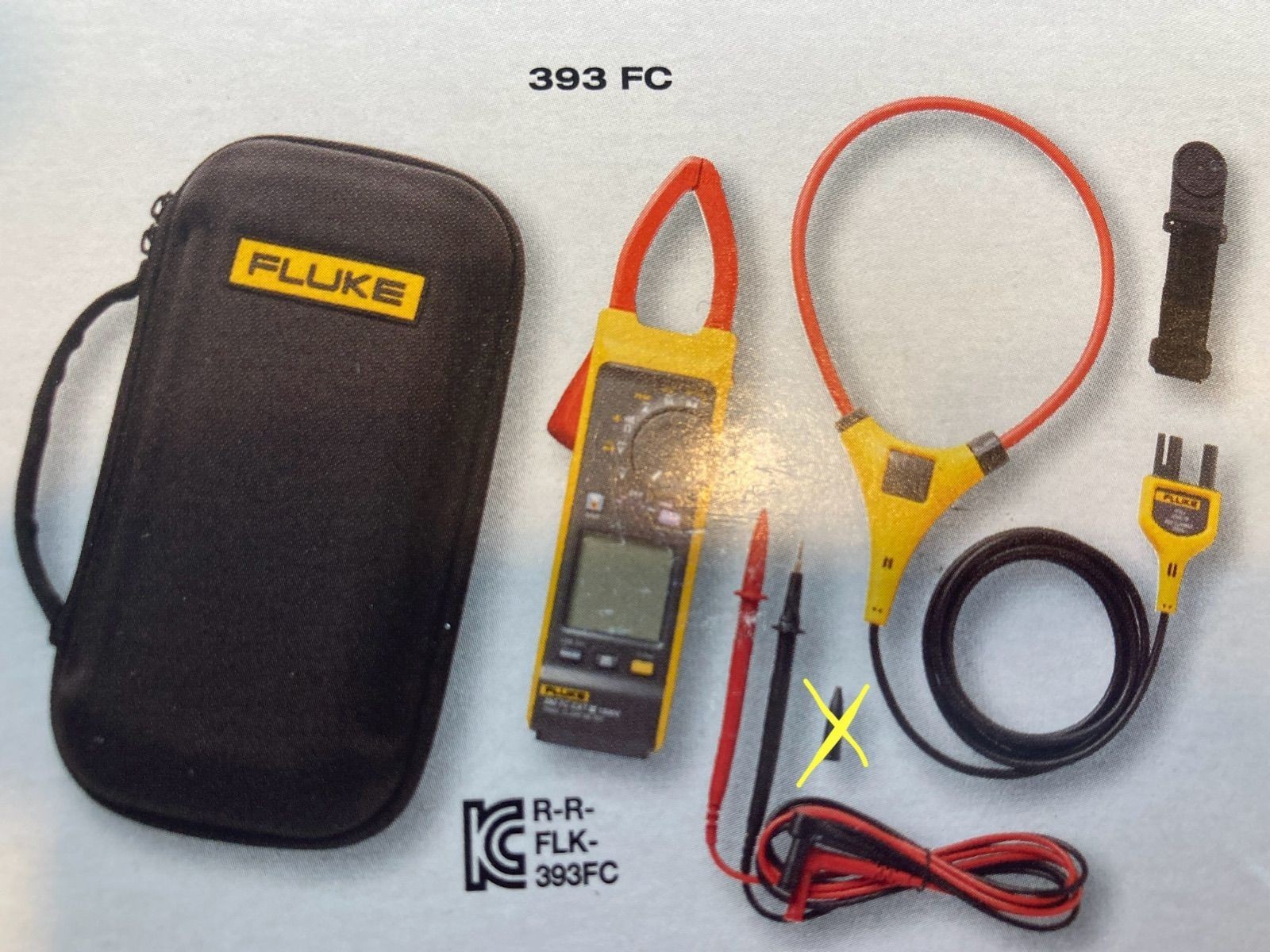 Fluke 393 FC True-RMS Clamp Meter 1500V CAT III with iFlex, brand new in Japan