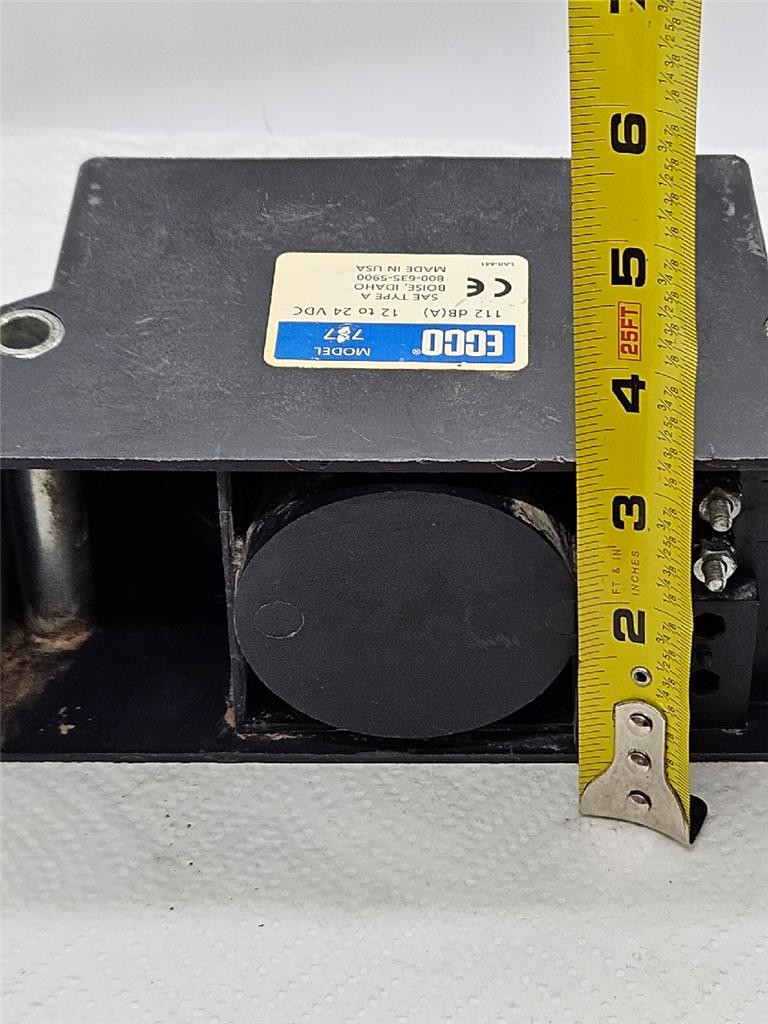 Ecco Model 787 Backup Alarm 112 dB 12 to 24 VDC Commercial Vehicles, Heavy Equip